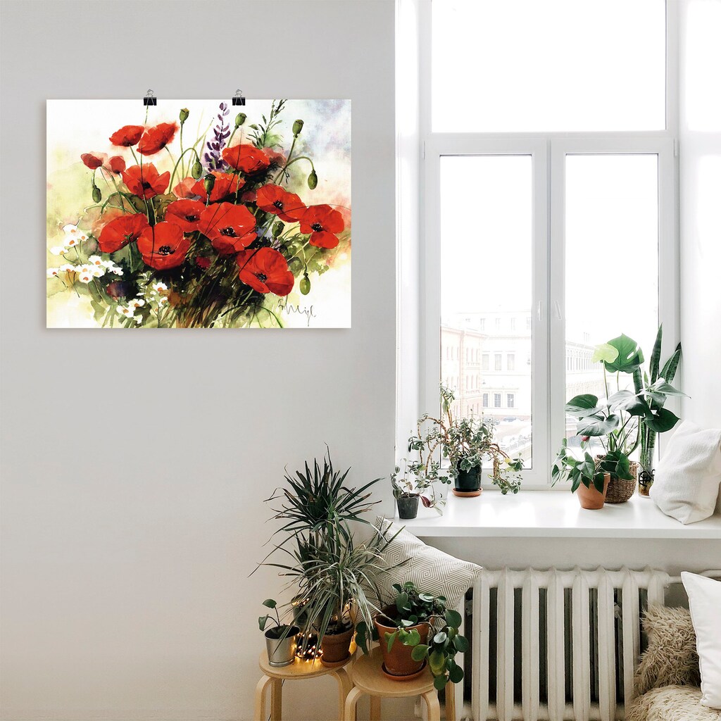 Artland Wandbild »Blumen Zusammenstellung III«, Blumen, (1 St.)