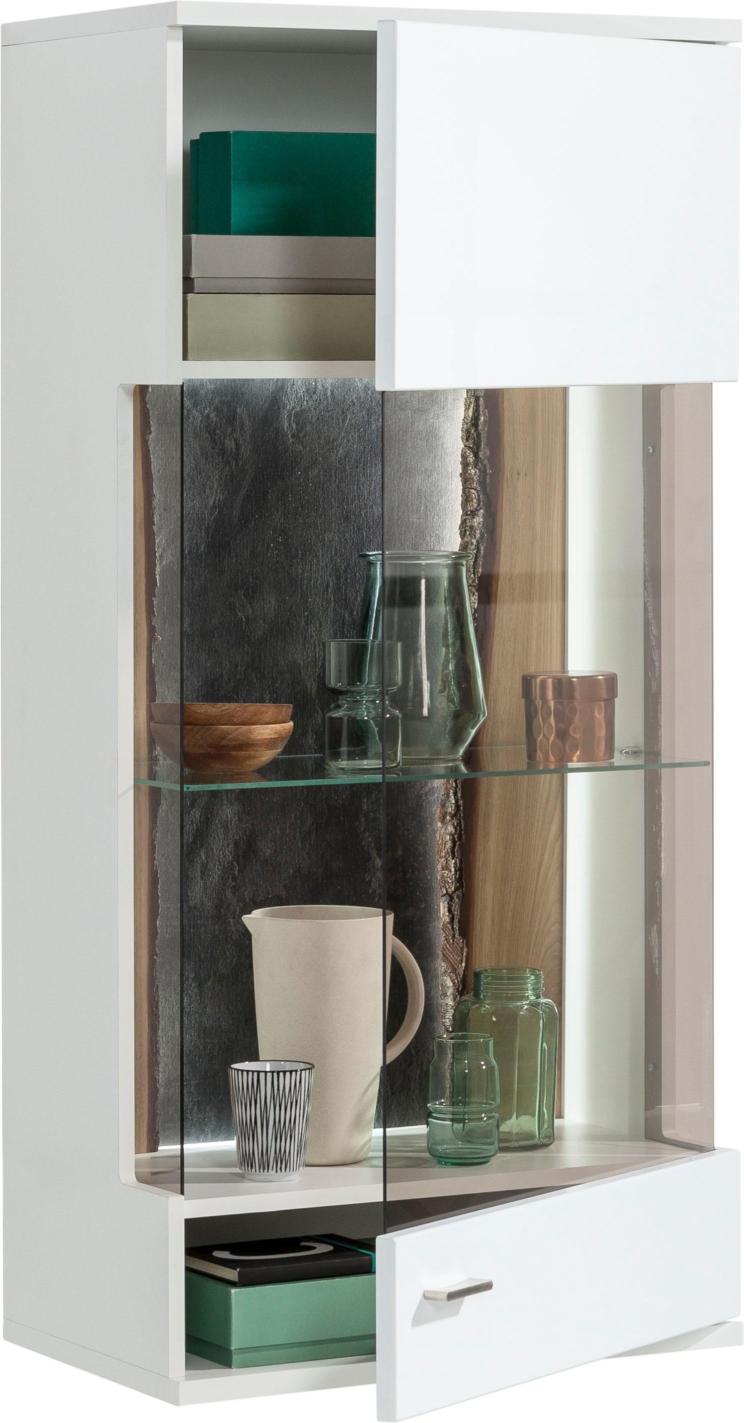 by getönter »TACOMA«, Höhe bestellen 21/22, one | set Musterring Vitrine mit BAUR 126,4 cm, Typ Glastür