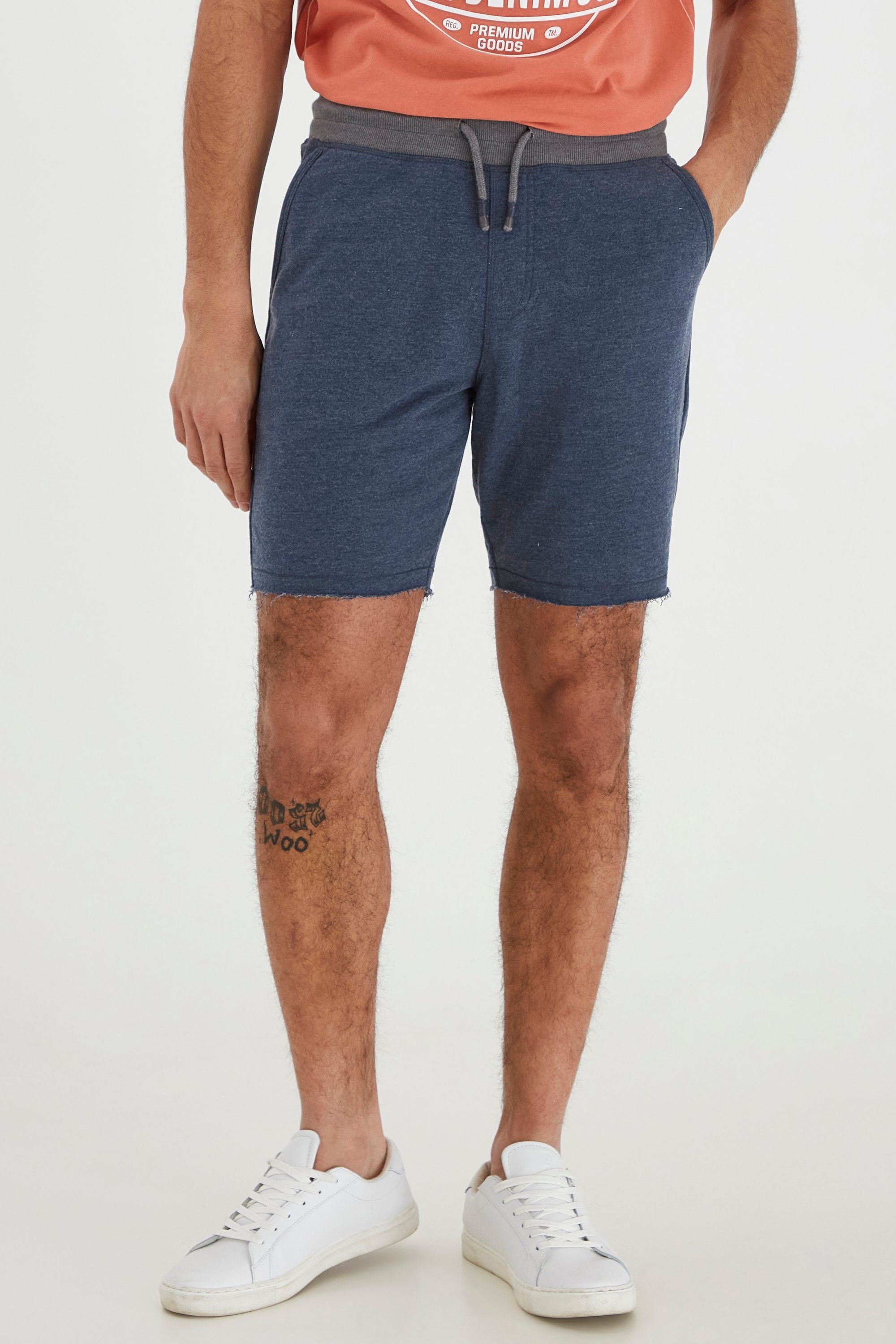 Blend Sweatshorts "BHJulio" Kurze Hose mit kontrastfarbenen Bund günstig online kaufen