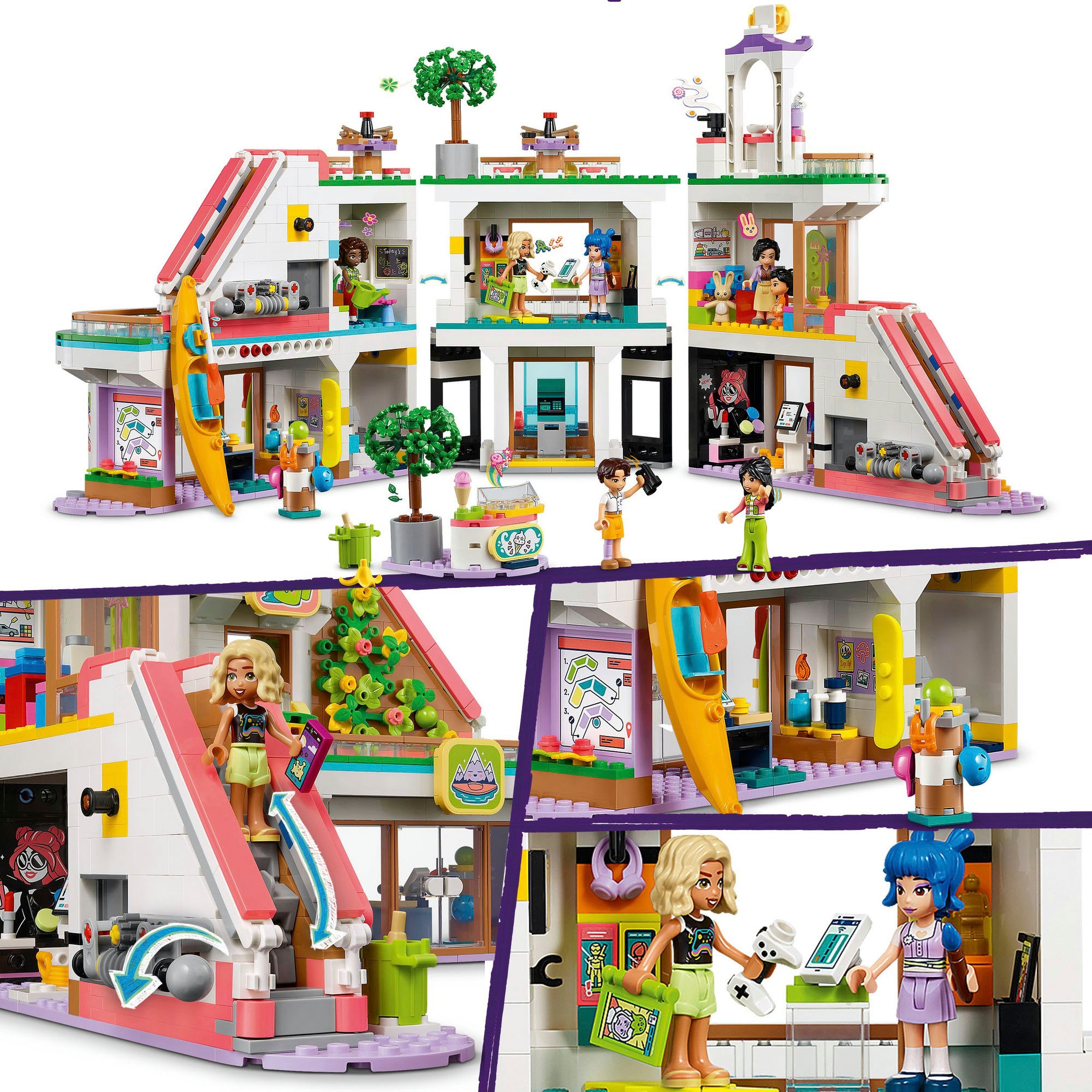 LEGO® Konstruktionsspielsteine »Heartlake City Kaufhaus (42604), LEGO Friends«, (1237 St.), Made in Europe