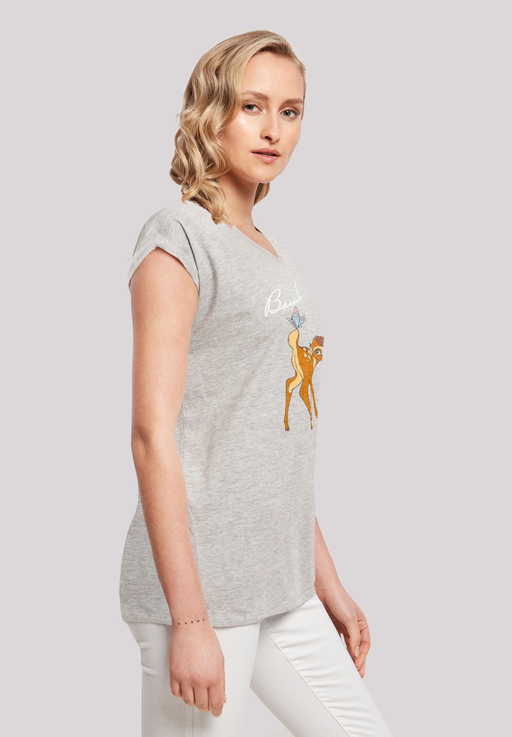 F4NT4STIC T-Shirt »Disney für Tail«, | BAUR bestellen Bambi Schmetterling Print