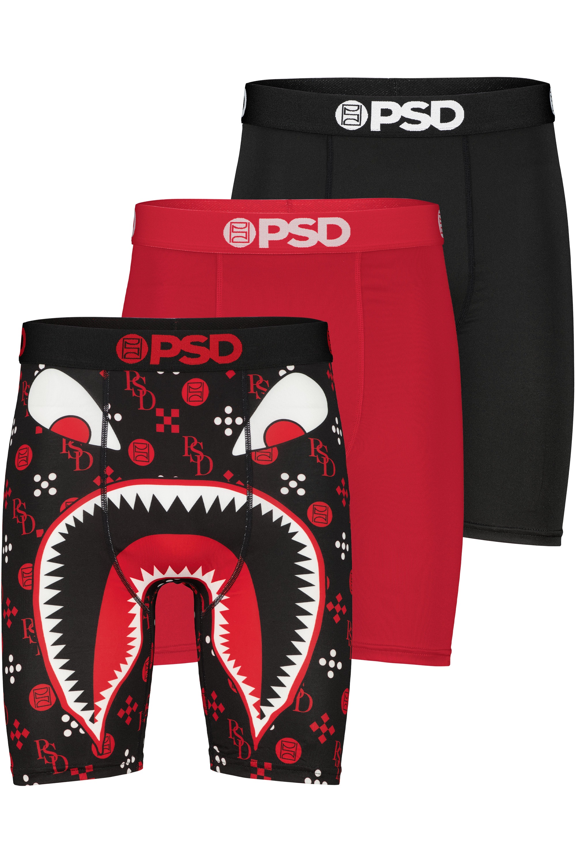 PSD Boxershorts "3 PACK - WF LUX RED Herren" günstig online kaufen