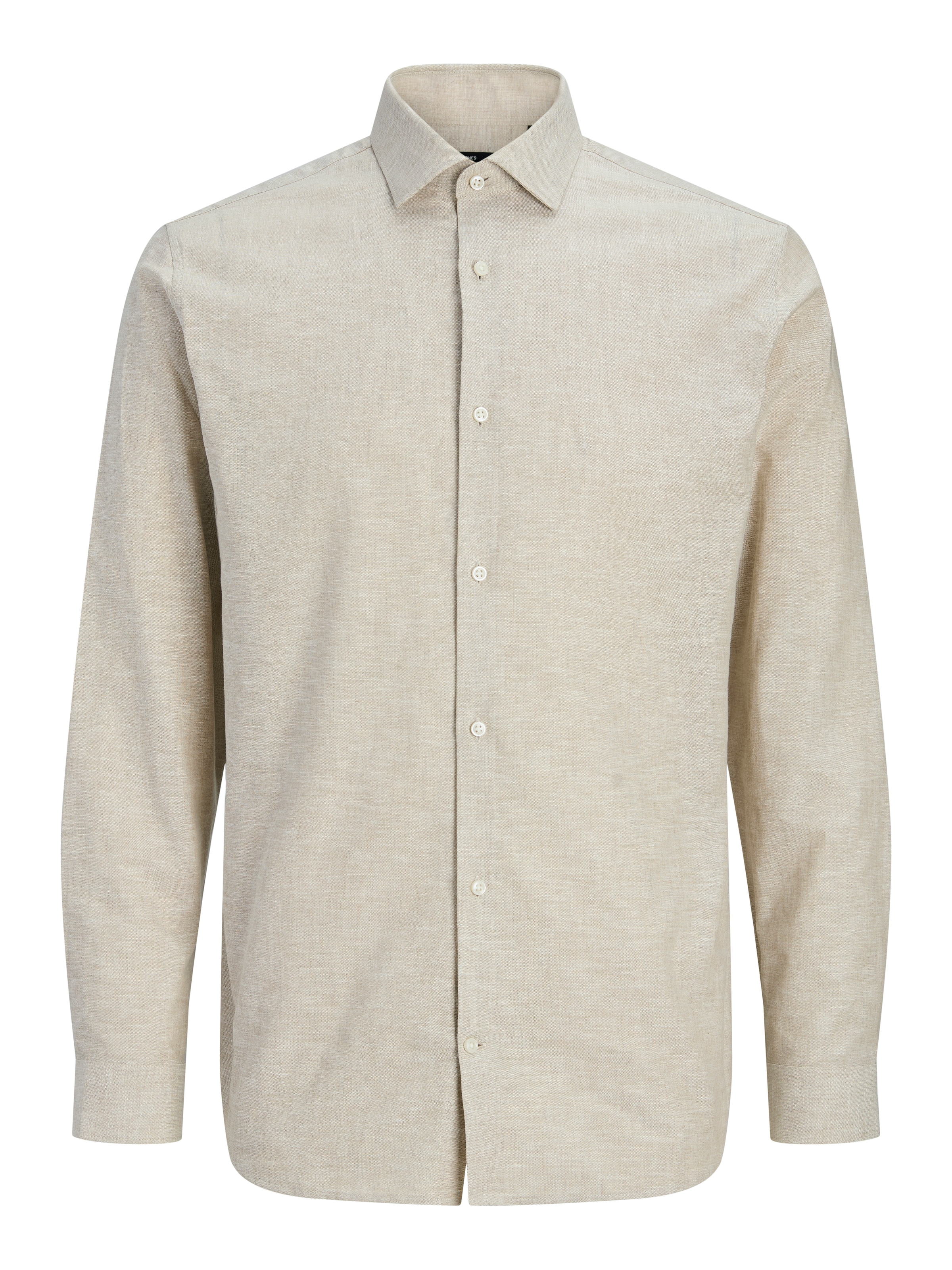 Jack & Jones Langarmhemd »JPRBLAPARKER HEATHER L/S SHIRT STYD« Baumwolle, slim fit