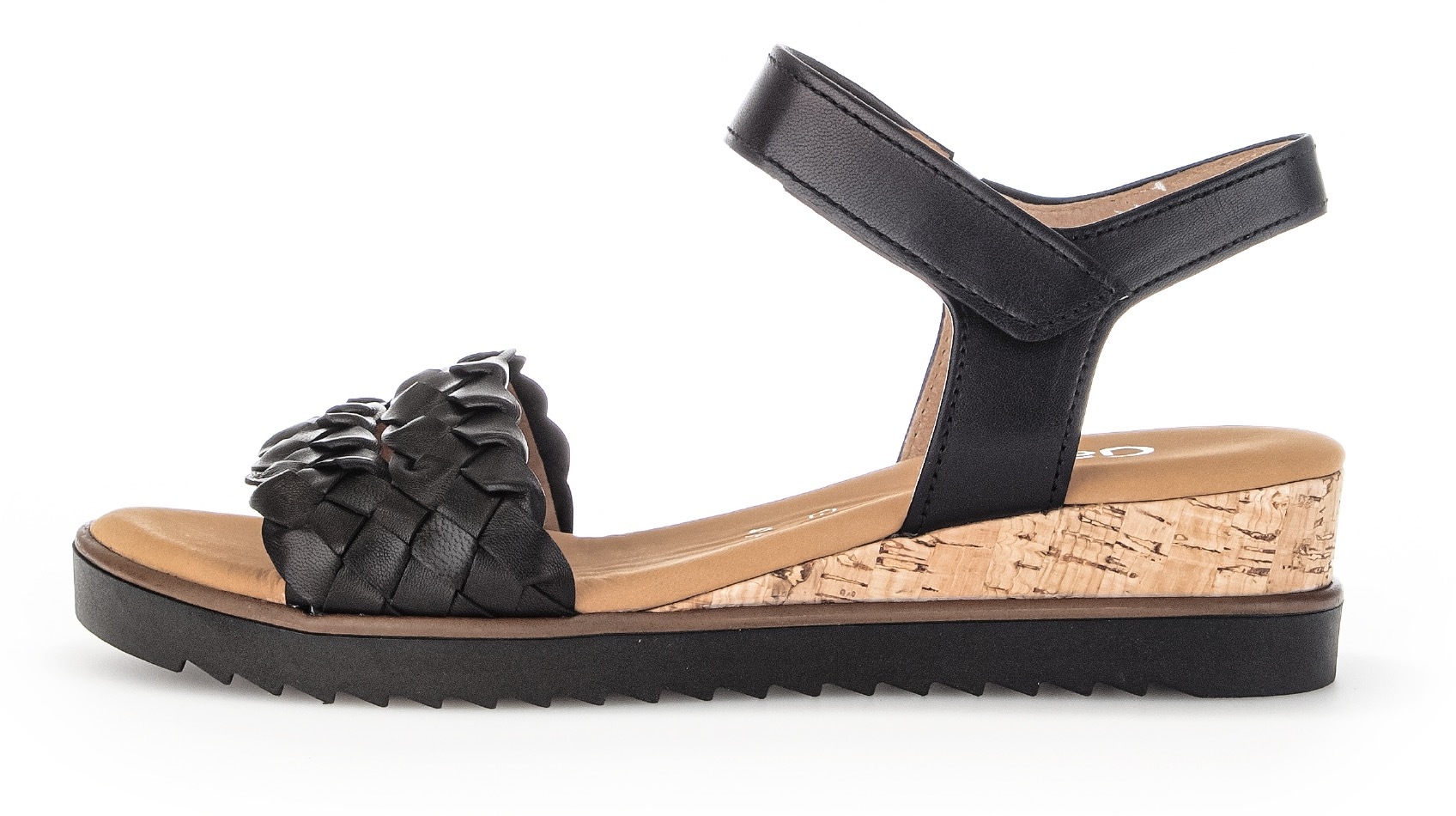 Gabor Sandalette "GENUA", Sommerschuh, Sandale, Keilabsatz, mit Klettversch günstig online kaufen