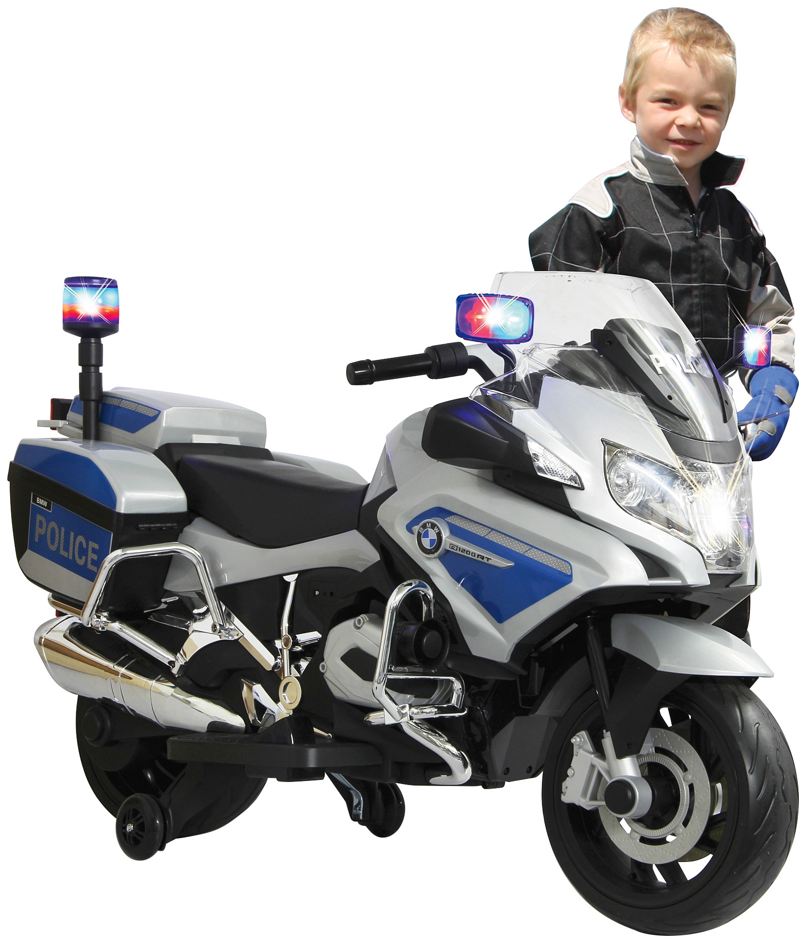 Jamara Elektro-Kindermotorrad »BMW R1200 RT Police«, ab 3 Jahren, bis