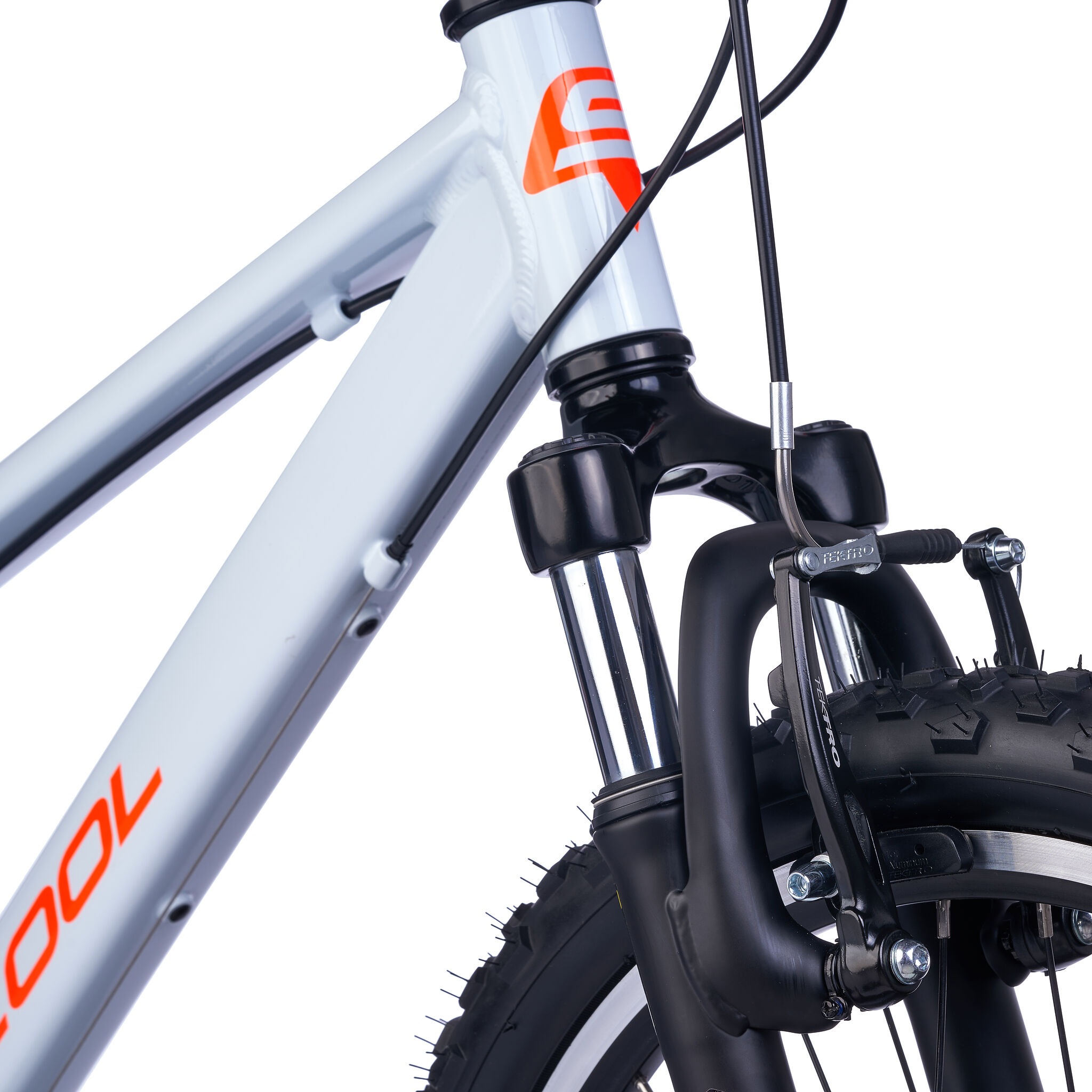 S’COOL Jugendfahrrad »S'COOL Xroc Pro 20-K7 Sky Grey/Neon Orange« 7 Gang Shimano Kettenschaltung