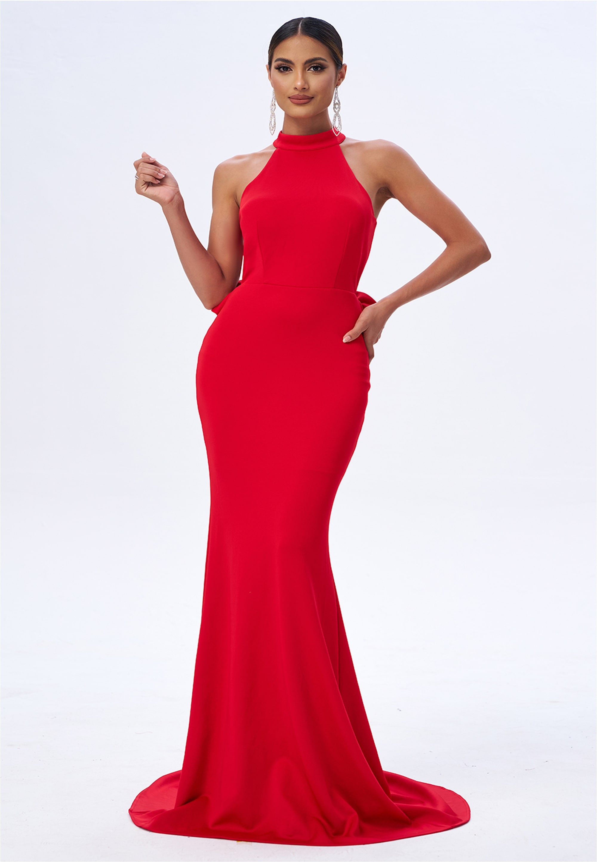 Moda Minx Jerseykleid »ANGEL«, mit tiefem Rückenausschnitt