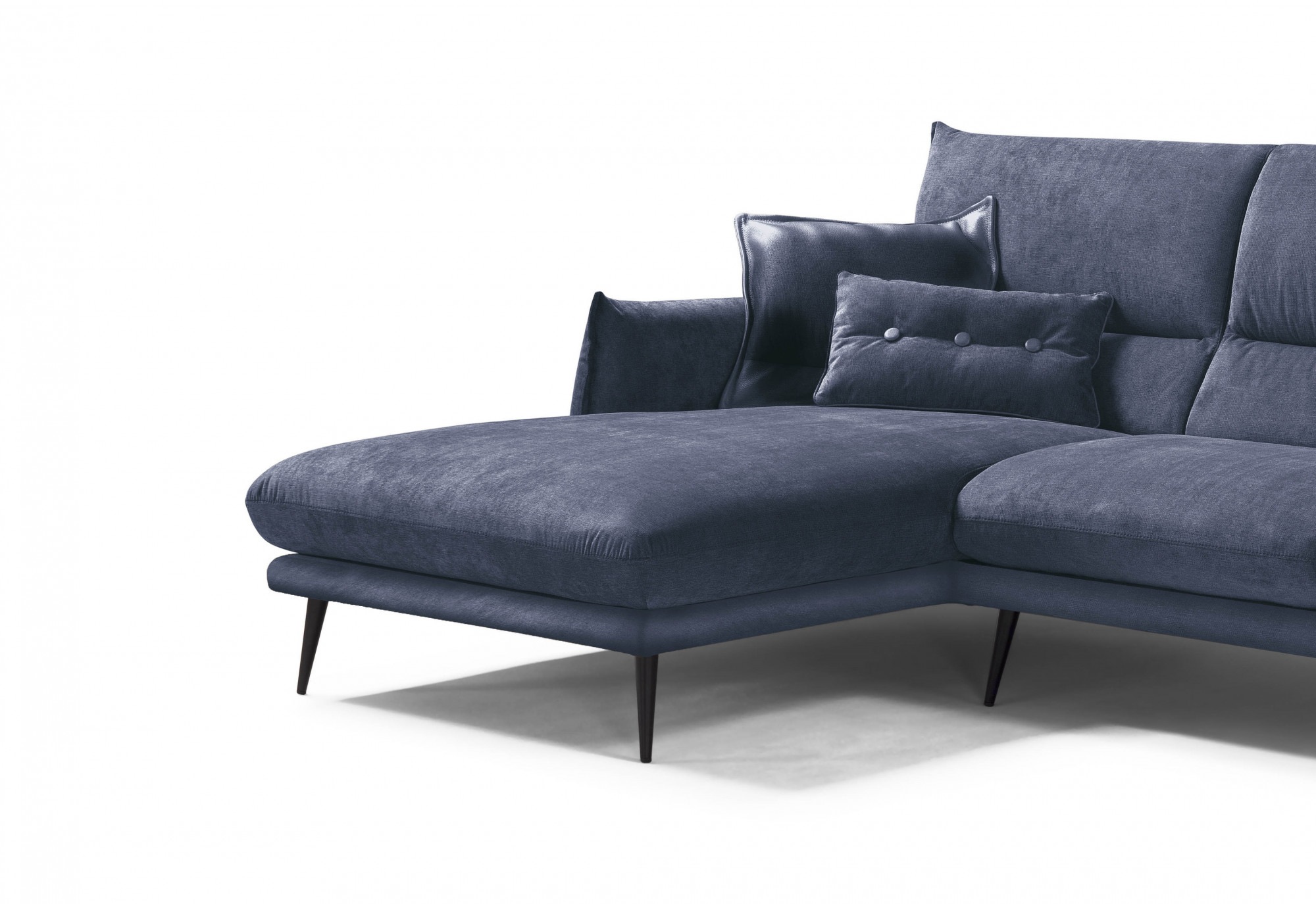 Egoitaliano Ecksofa "FUNNY, hochwertiges & aktuelles Design, bequeme Rücken günstig online kaufen
