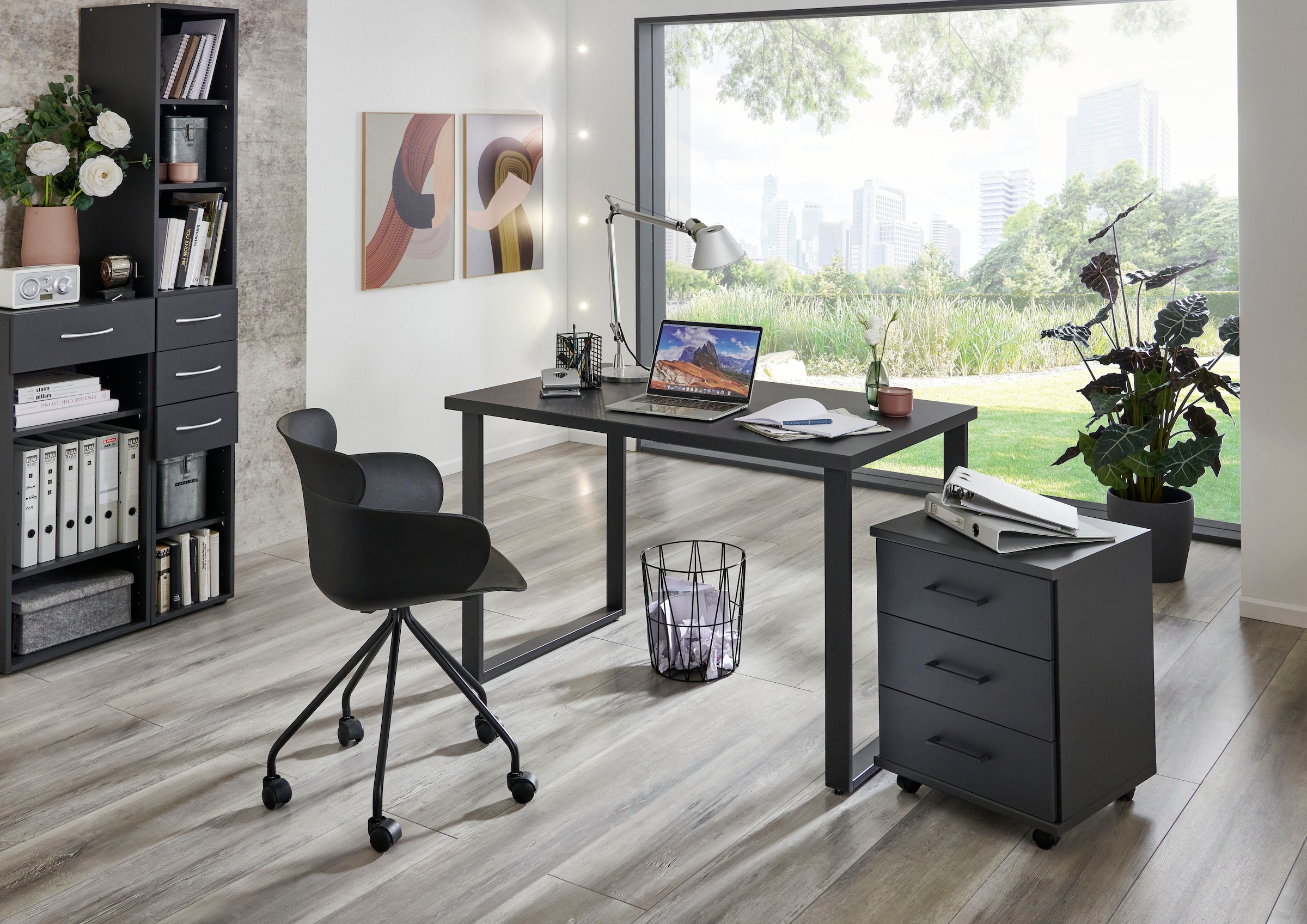 Wimex Schreibtisch "Home Desk", Mit Metallkufen, in 3 Breiten günstig online kaufen