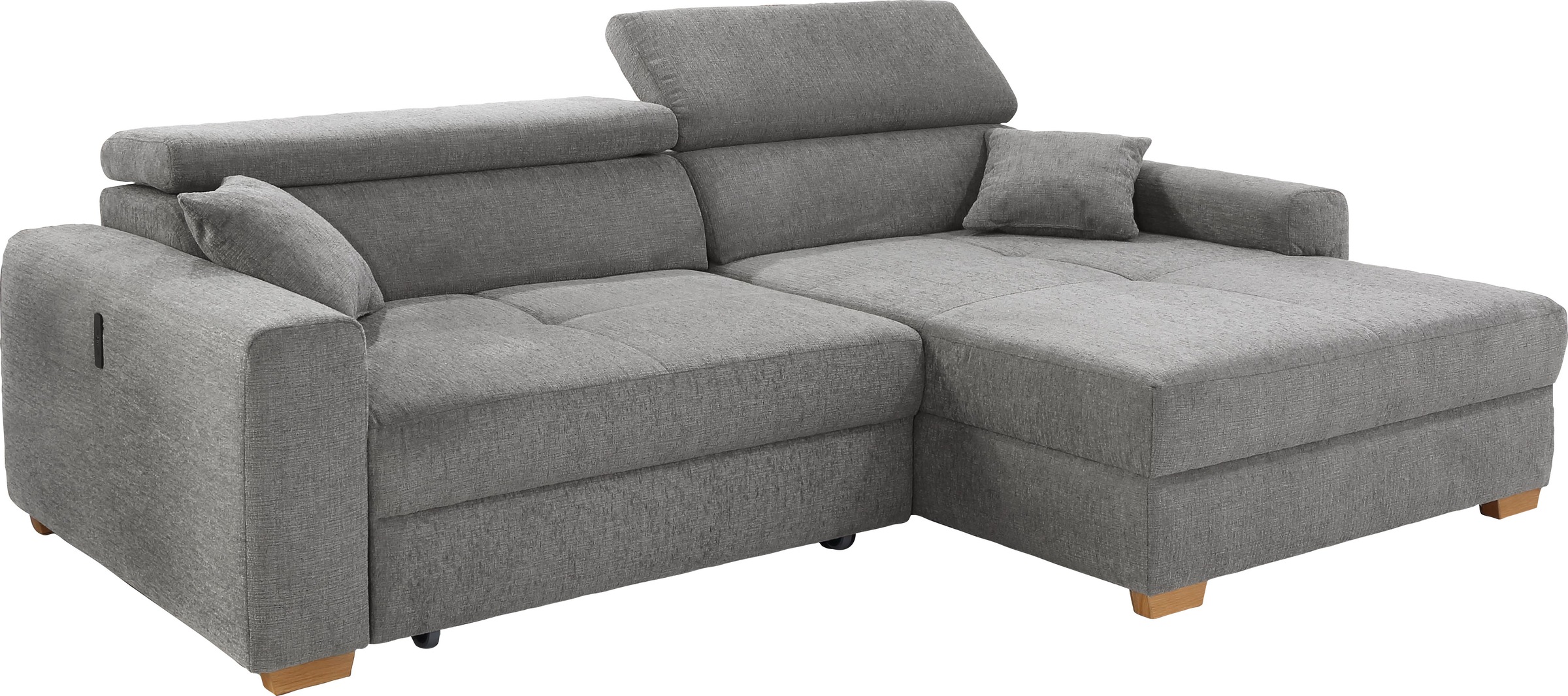 Thumbnail - Jockenhöfer Gruppe Ecksofa "Slider L-Form, B: 277 cm, mit 60 cm elektrischer Sitztiefenverstellung" 140kg Belastbarkeit,...