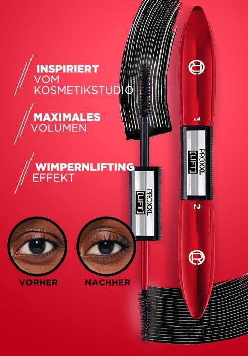 L'ORÉAL PARIS Mascara »ProXXL Lift Mascara schwarz«, mit Pro-Keratin-Formel