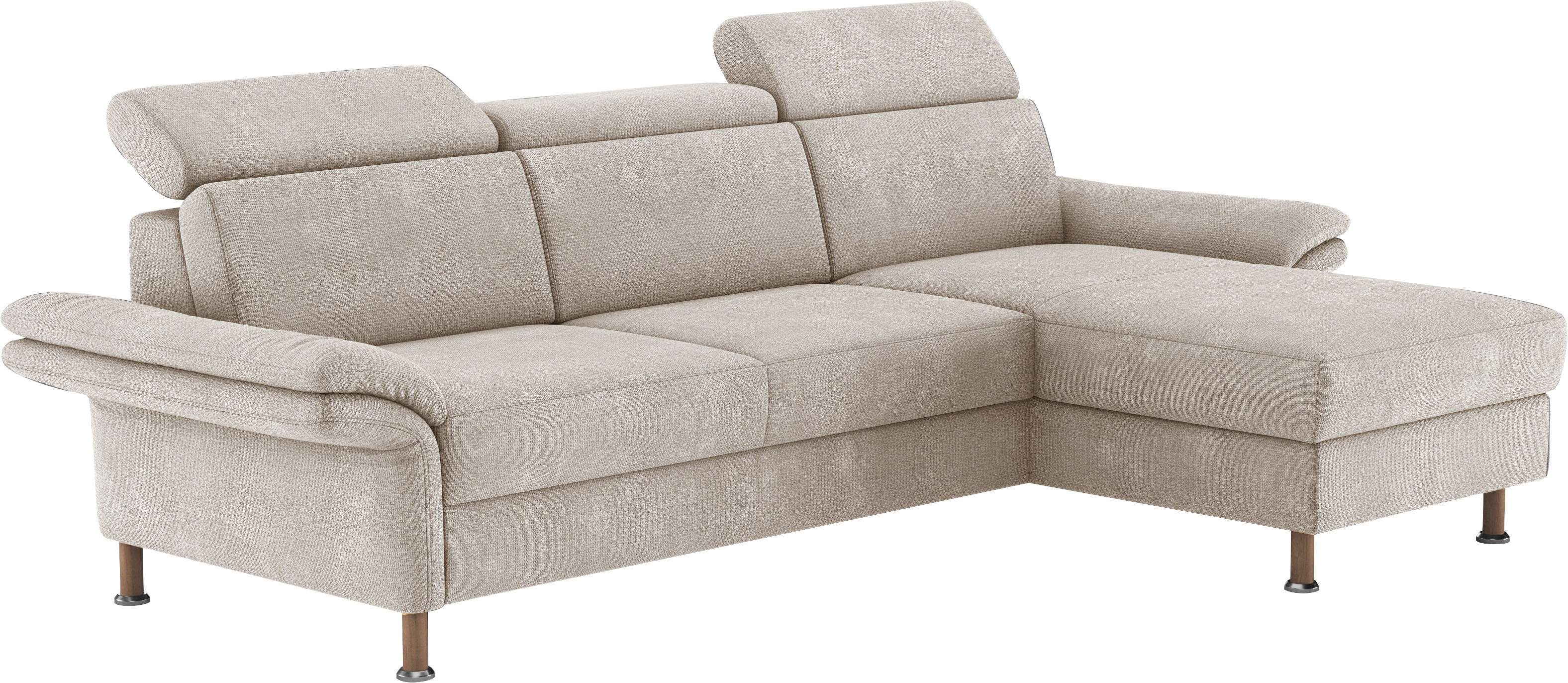 OTTO home Ecksofa "Calypso L-Form" mit motorischen Funktionen im Sofa und Recamiere