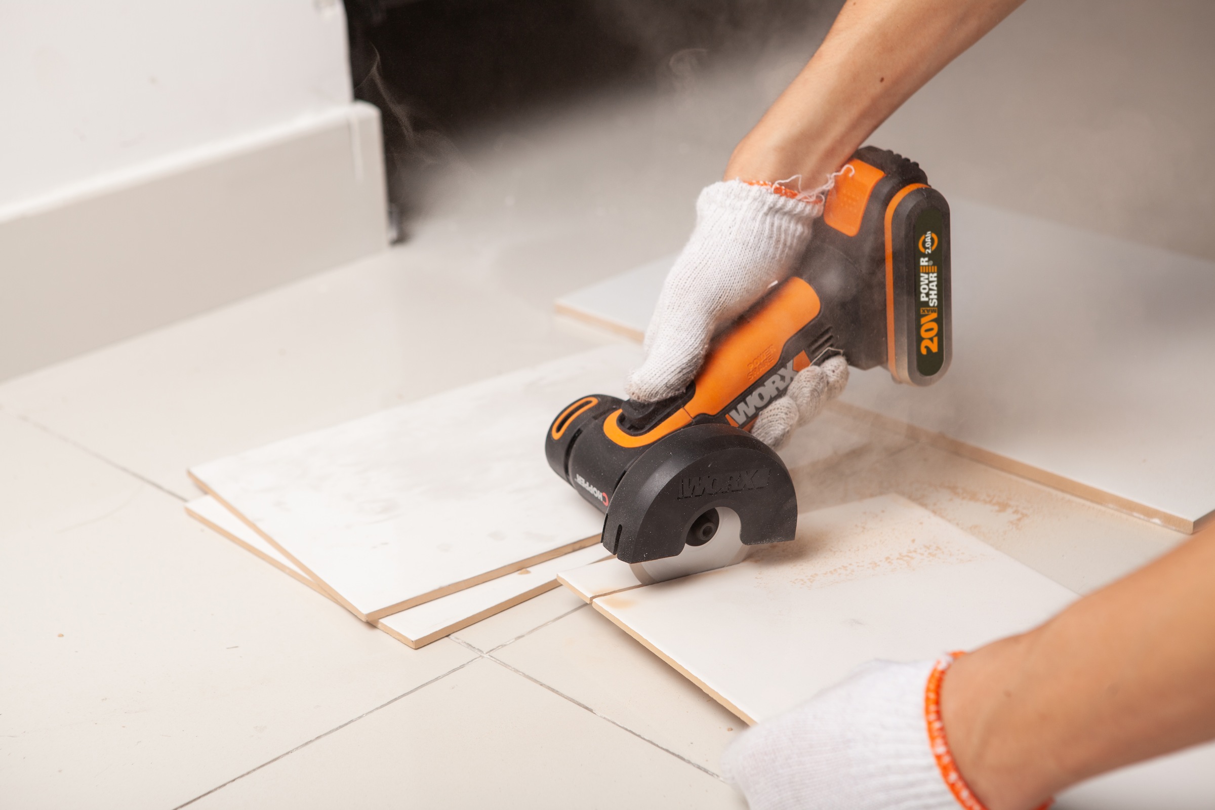 Worx Akku-Winkelschleifer »WX801.9 Chopper«, ohne Akku & Ladegerät