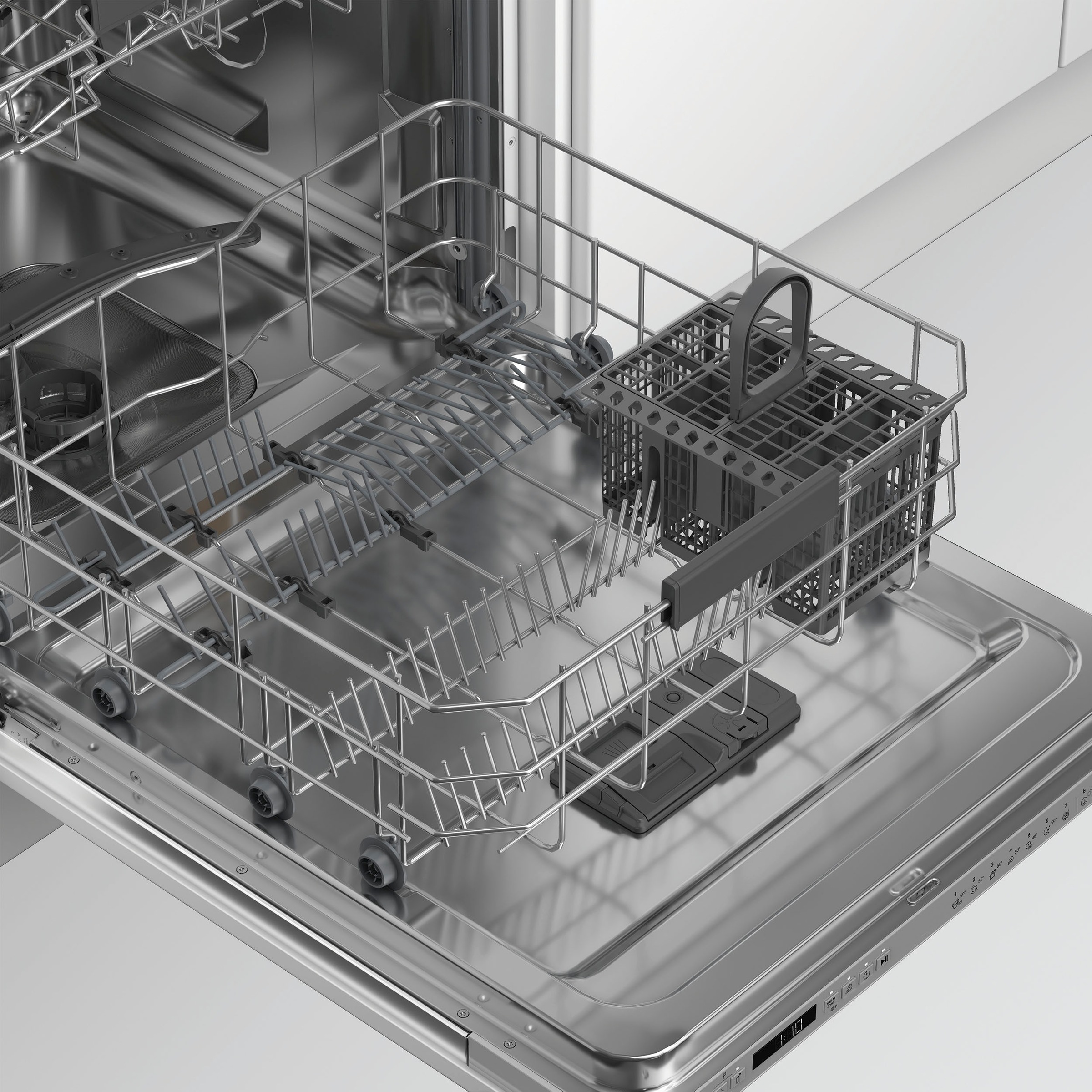 BAUKNECHT vollintegrierbarer Geschirrspüler »OBIC Ecosilent2 7540« 8,9 l 14 tlg. Maßgedecke ActiveDry – automatische Türöffnung für bessere Trocknungsergebnisse