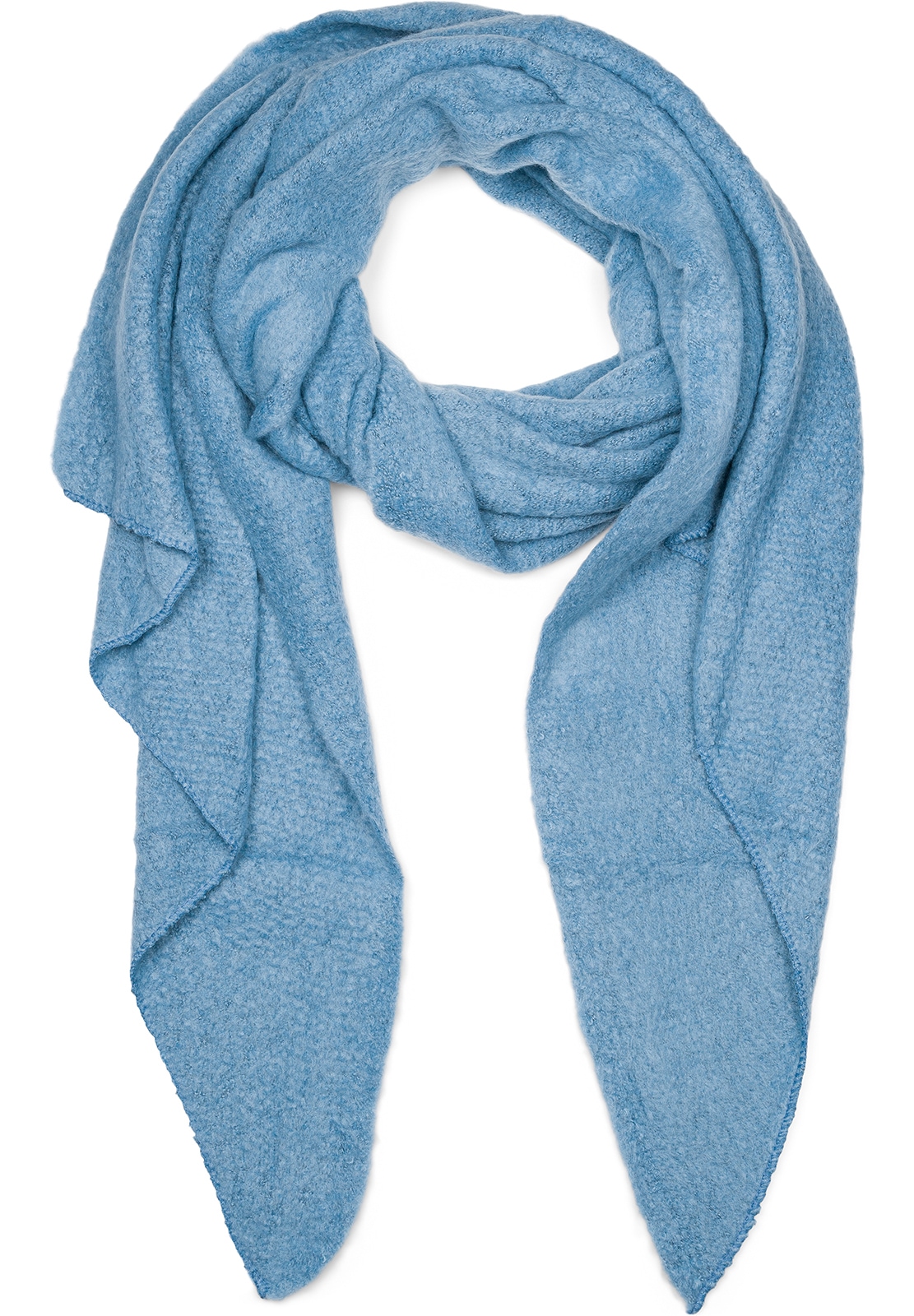 styleBREAKER XXL-Schal "Asymmetrischer unifarbener Web Schal" 1 Stk.