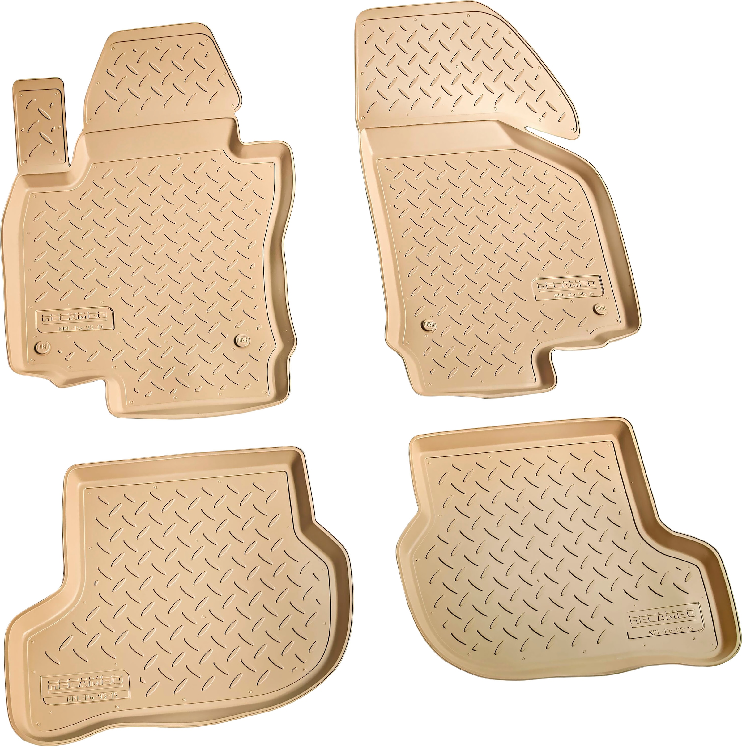 RECAMBO Passform-Fußmatten »CustomComforts«, VW, V BAUR | Passform (Set, Golf, 2012, perfekte bestellen 2003 VI - 4 St.), 