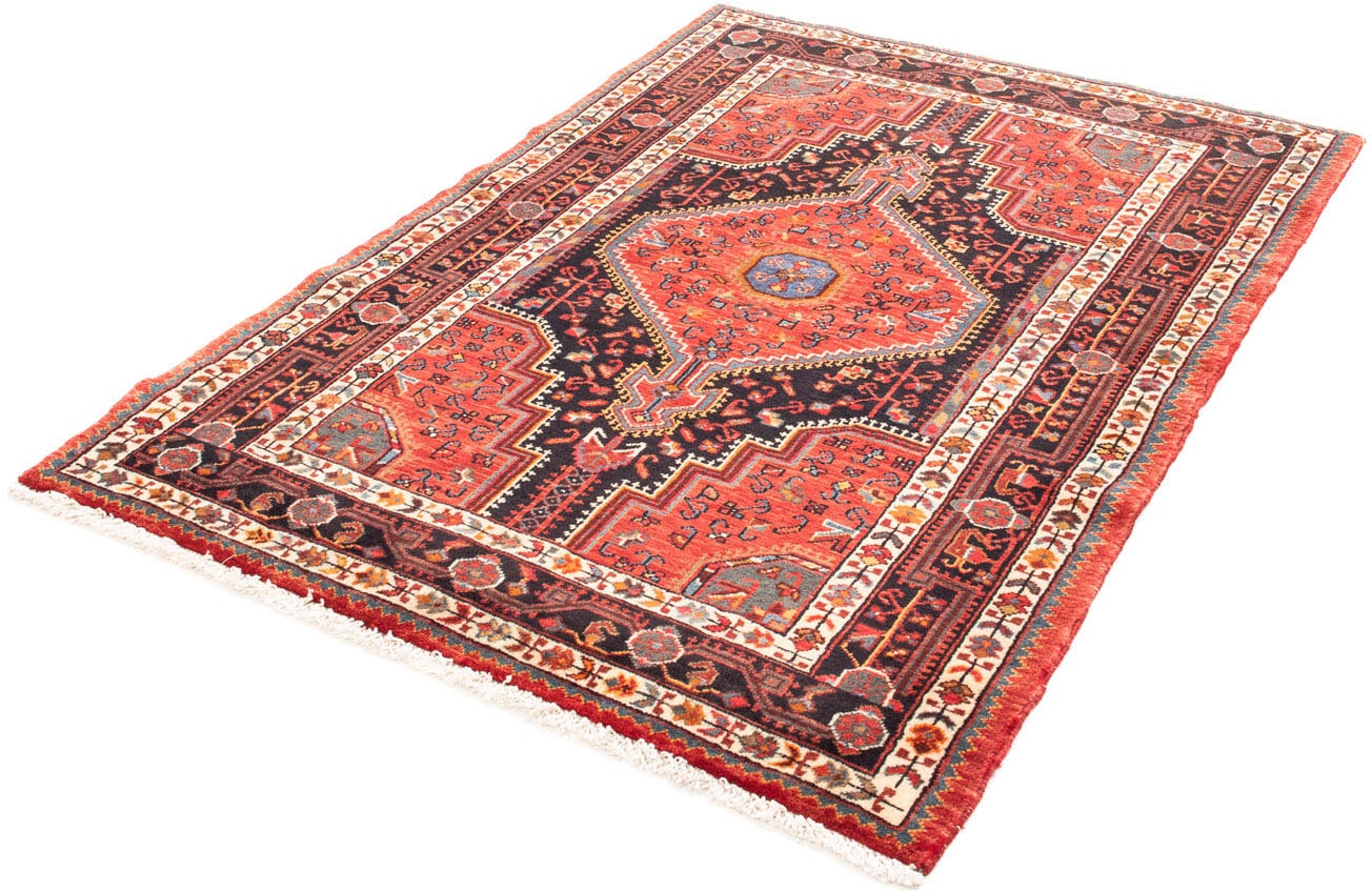 morgenland Orientteppich "Perser - Nomadic - 160 x 115 cm - rot", rechteckig, 10 mm Höhe, Wohnzimmer, Handgeknüpft, Einz