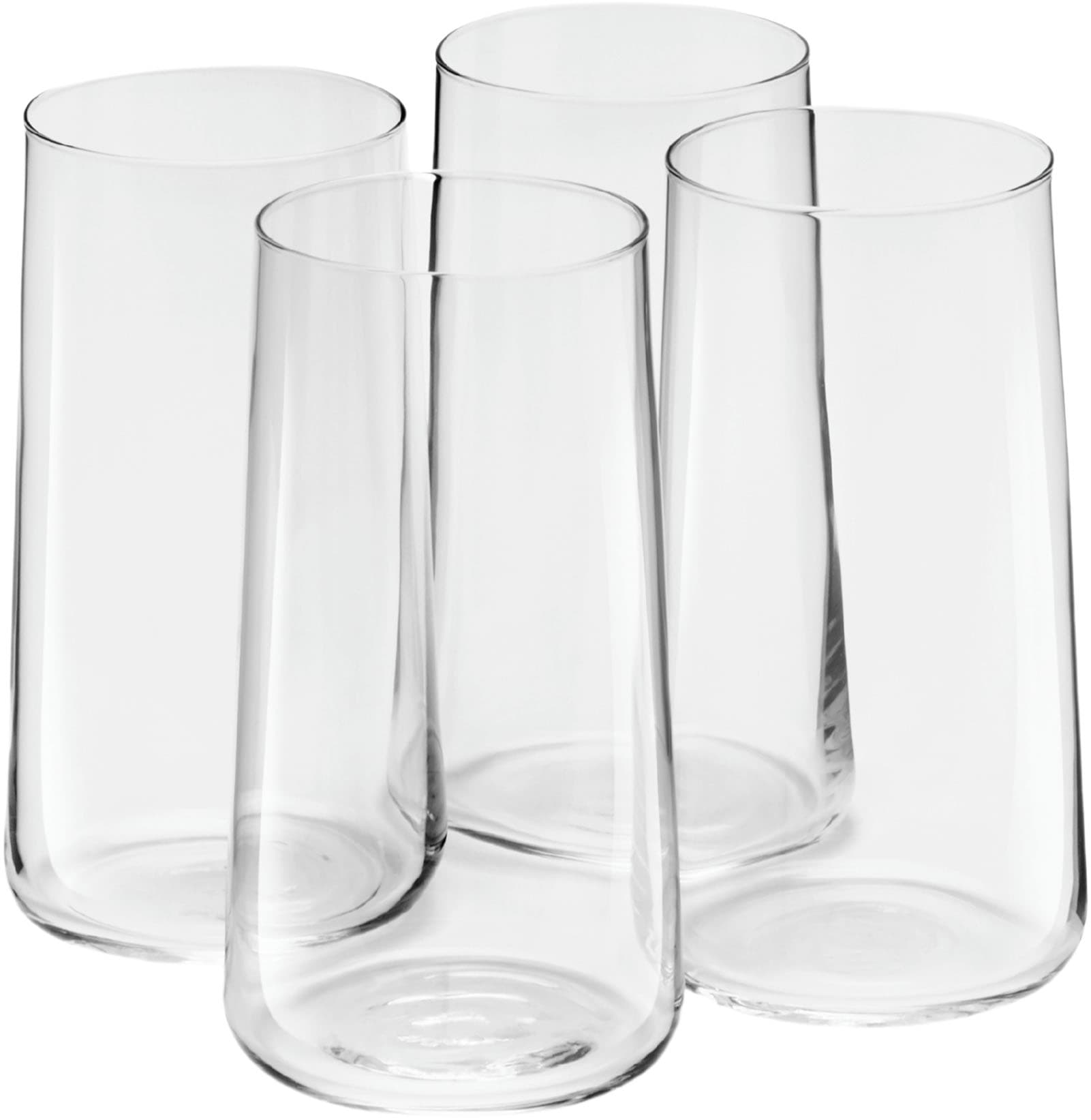 van Well Longdrinkglas "Ava, Longdrinkgläser 55,0 cl, 4 Stück" Geschenkkarton mit Sichtfenster, spülmaschinengeeignet