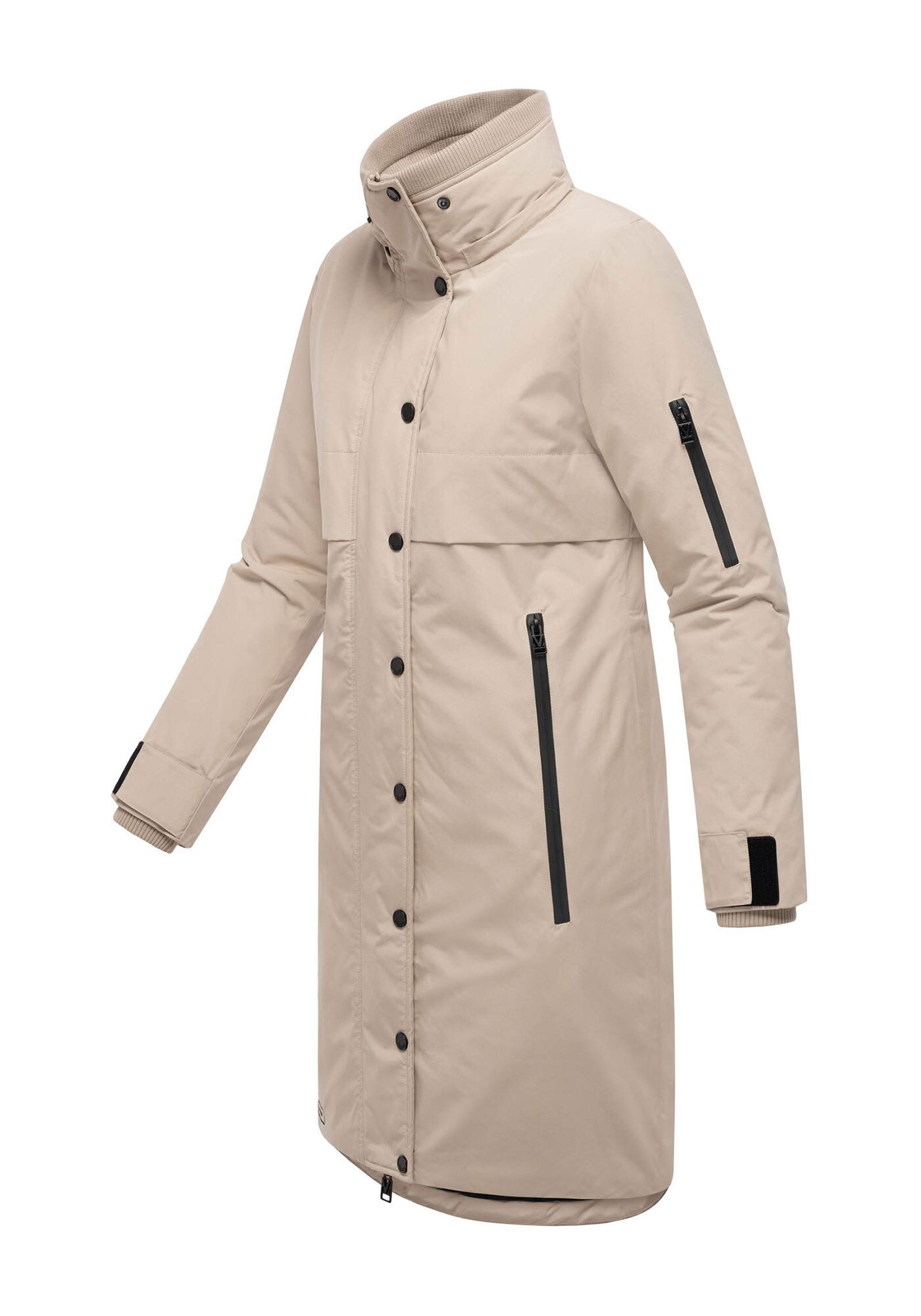 Marikoo Winterjacke »Anoukaa«, langer Parka mit abnehmbarer Kapuze