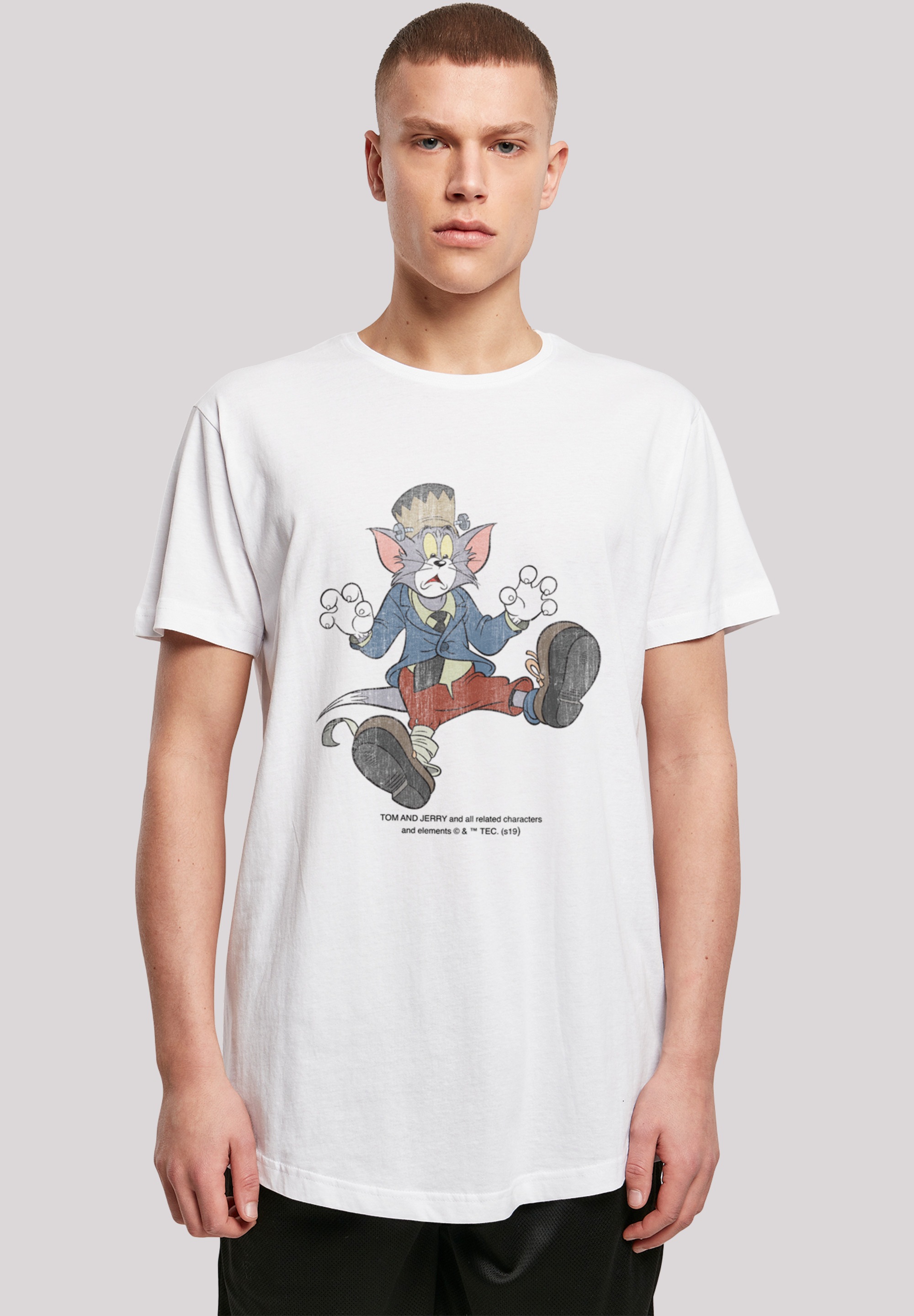 T-Shirt »Tom and Jerry TV Serie Faux Frankenstein Tom«, Print
