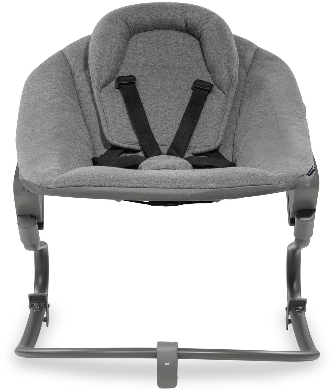 Hauck Babywippe »Alpha Bouncer Premium, Dark Grey«, bis 9 kg, für Neugeborene mit Wippgestell, für Hochstuhl Alpha+ und Beta+