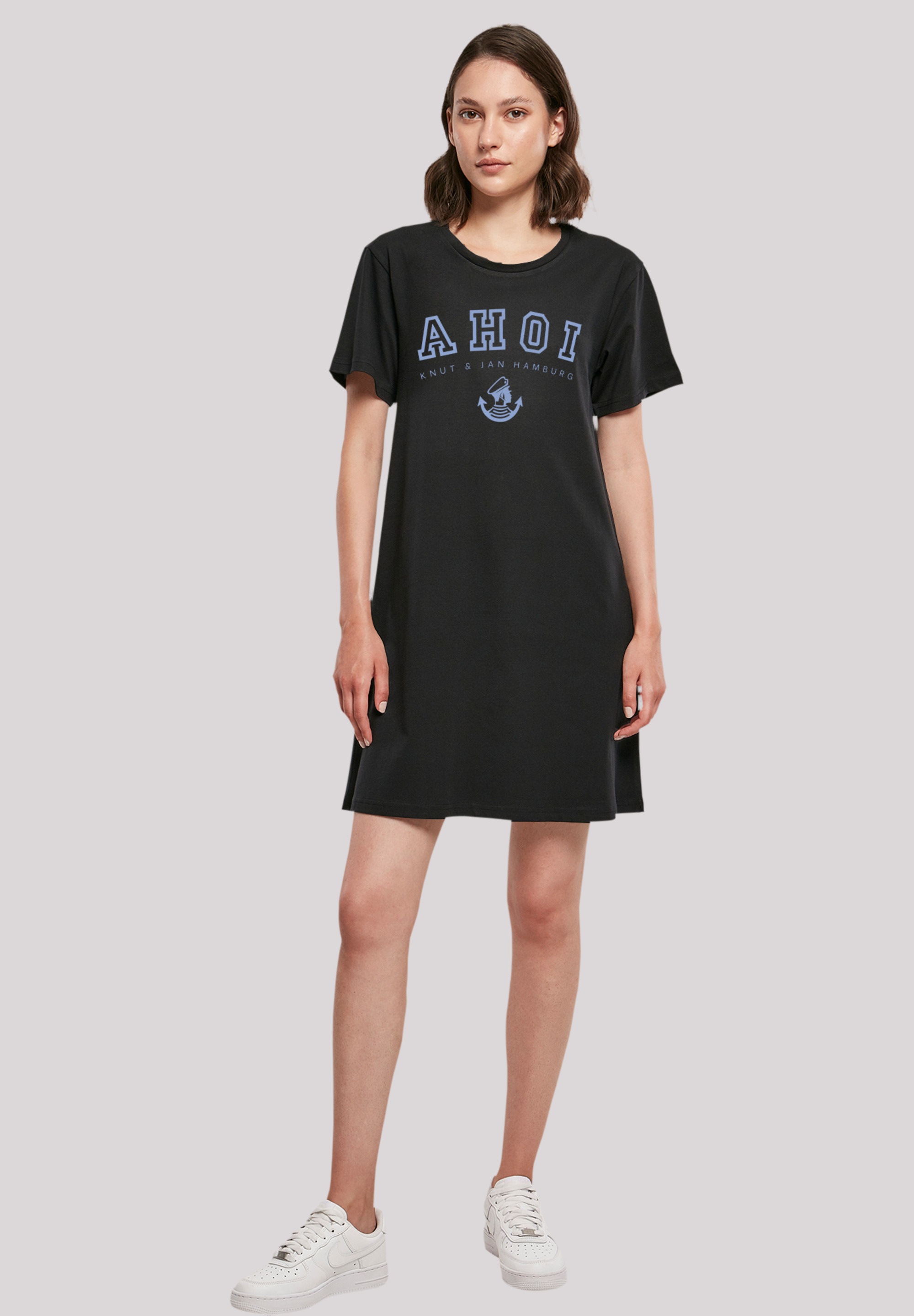 F4NT4STIC Shirtkleid »Ahoi Knut & Jan Hamburg«, Print