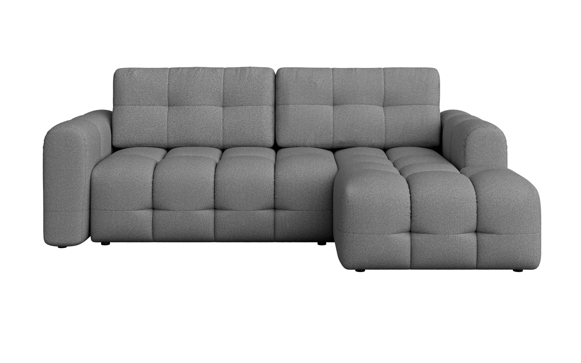 INOSIGN Ecksofa »Manilla, wahlweise mit Bettfunktion, B/T/H 265/170/91 cm«, L-Form mit Recamiere rechts/links bestellbar, Wellenunterfederung