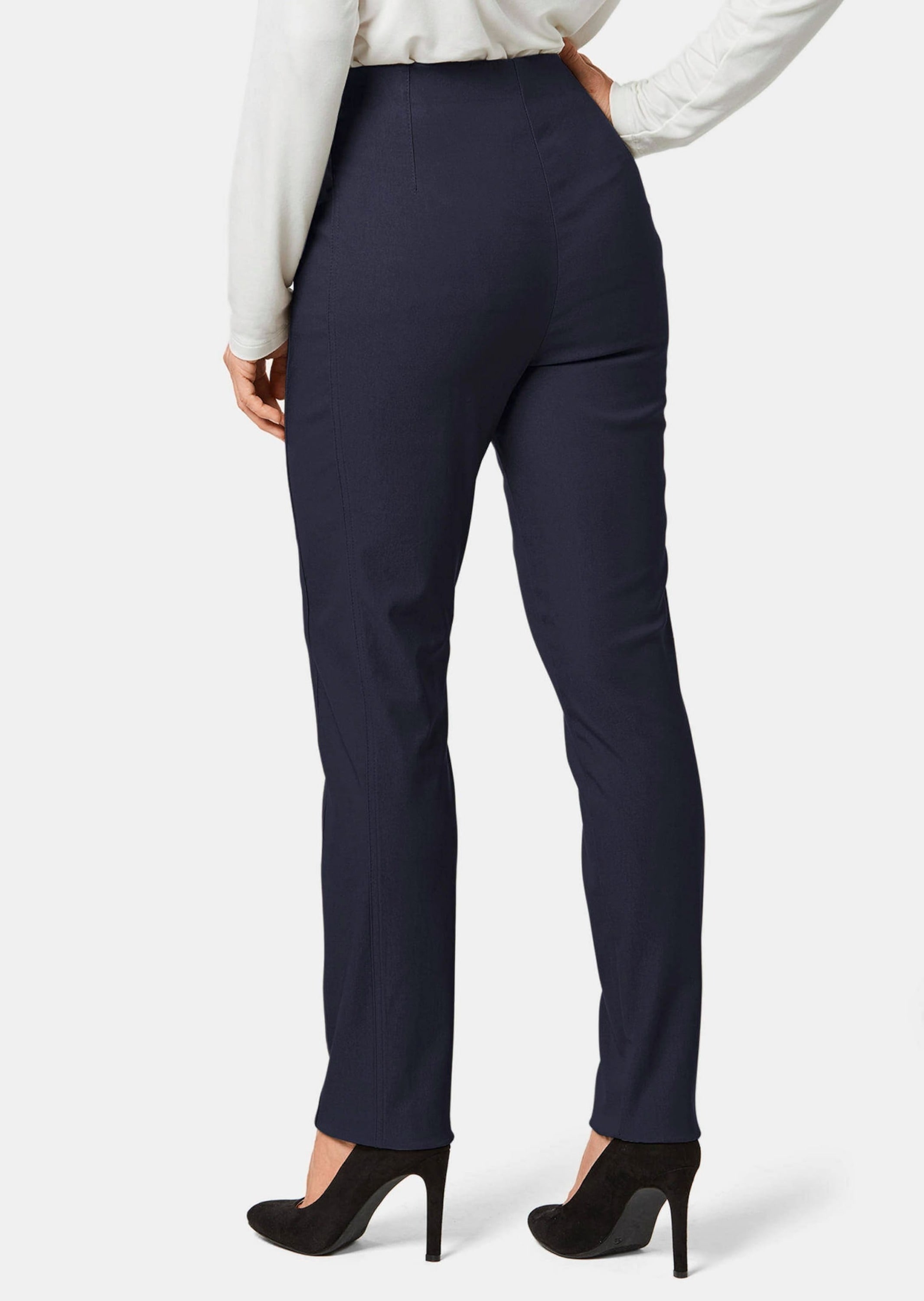GOLDNER 2-in-1-Hose »Stretchhose LOUISA Wärmende Schlupfhose LOUISA in knitterarmer Ware«