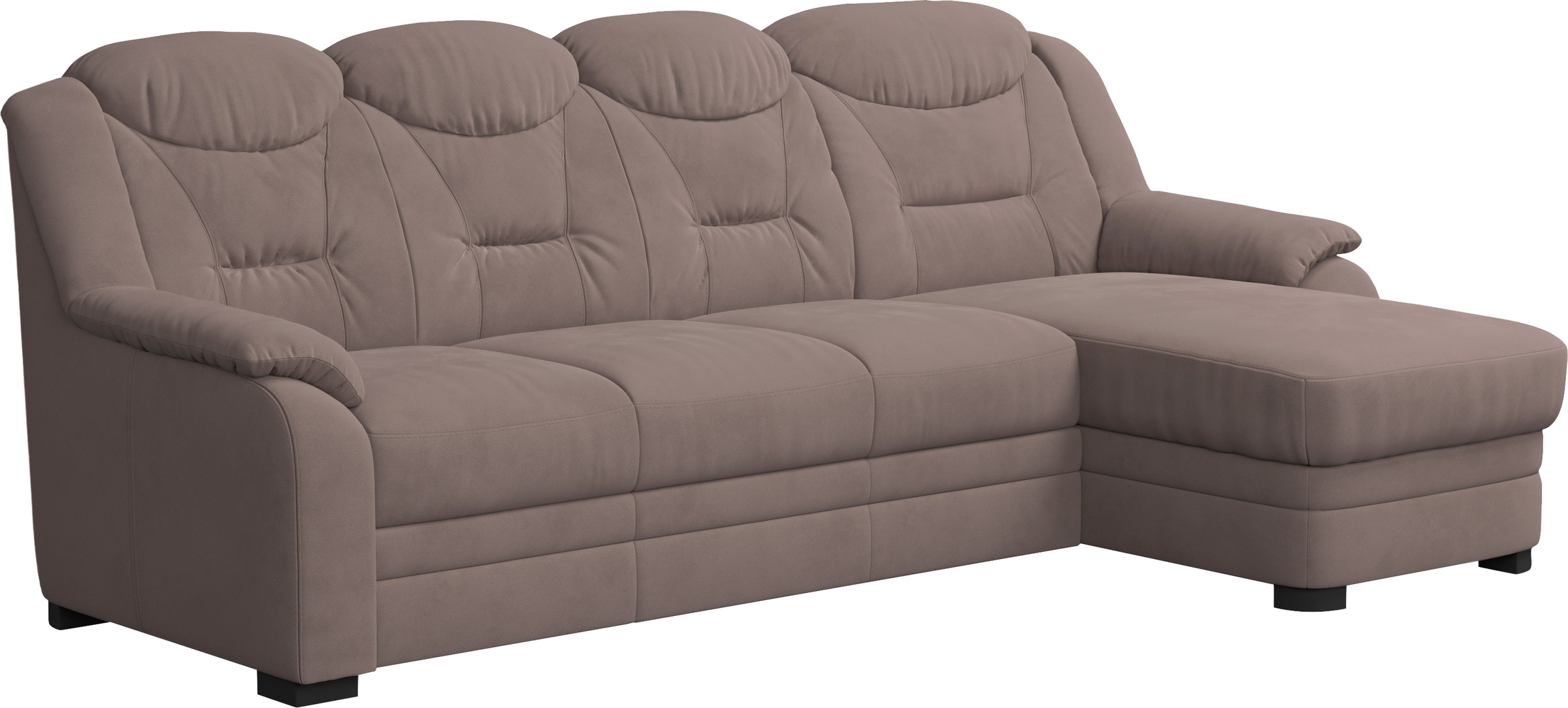 COTTA Ecksofa »Marcus L-Form«, Bequemes Ecksofa in klassischem Design mit hoher Rückenlehne
