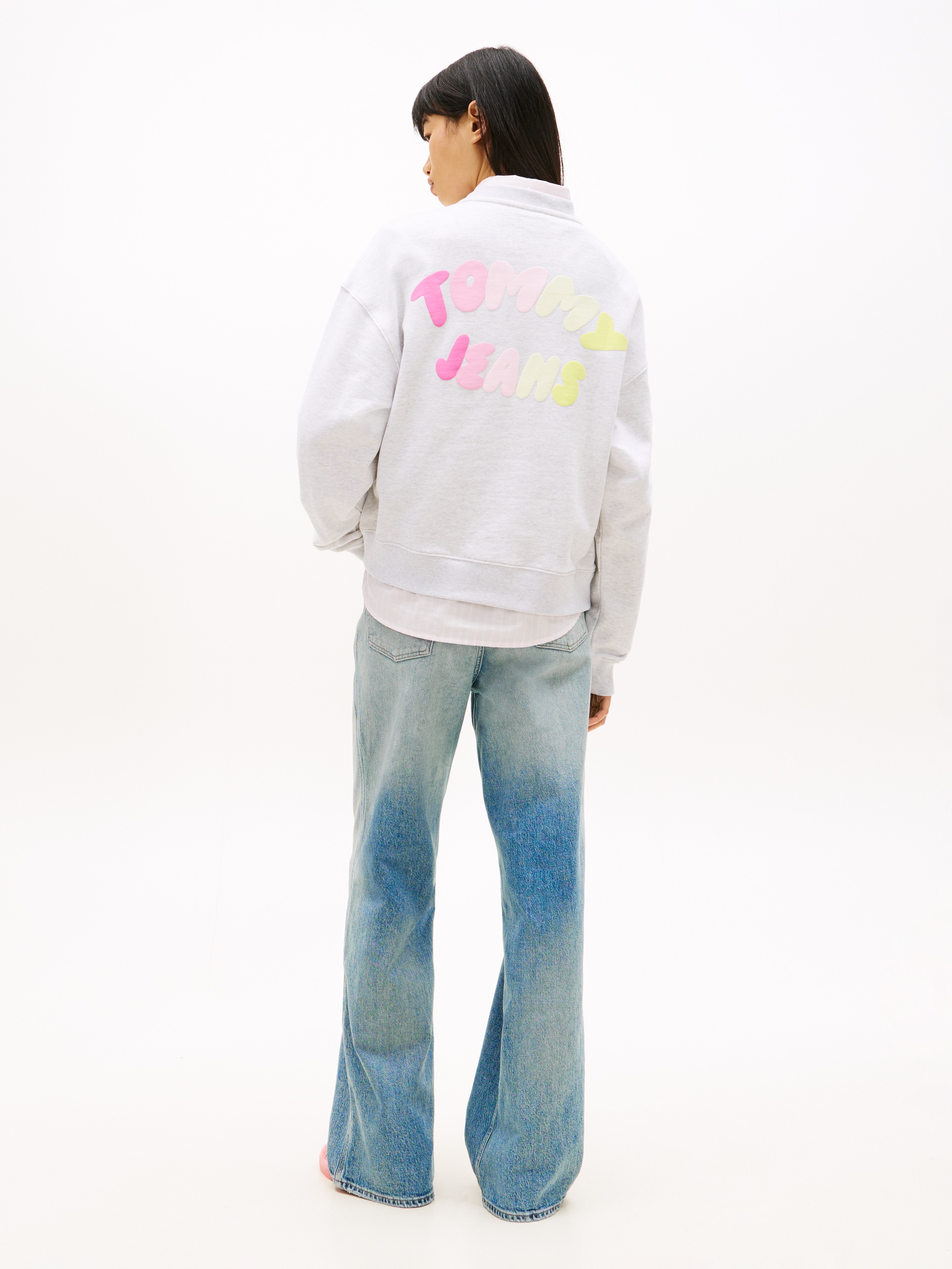 Tommy Jeans Sweatshirt »TJW BXY COLOR BUBBLE CREW EXT«
