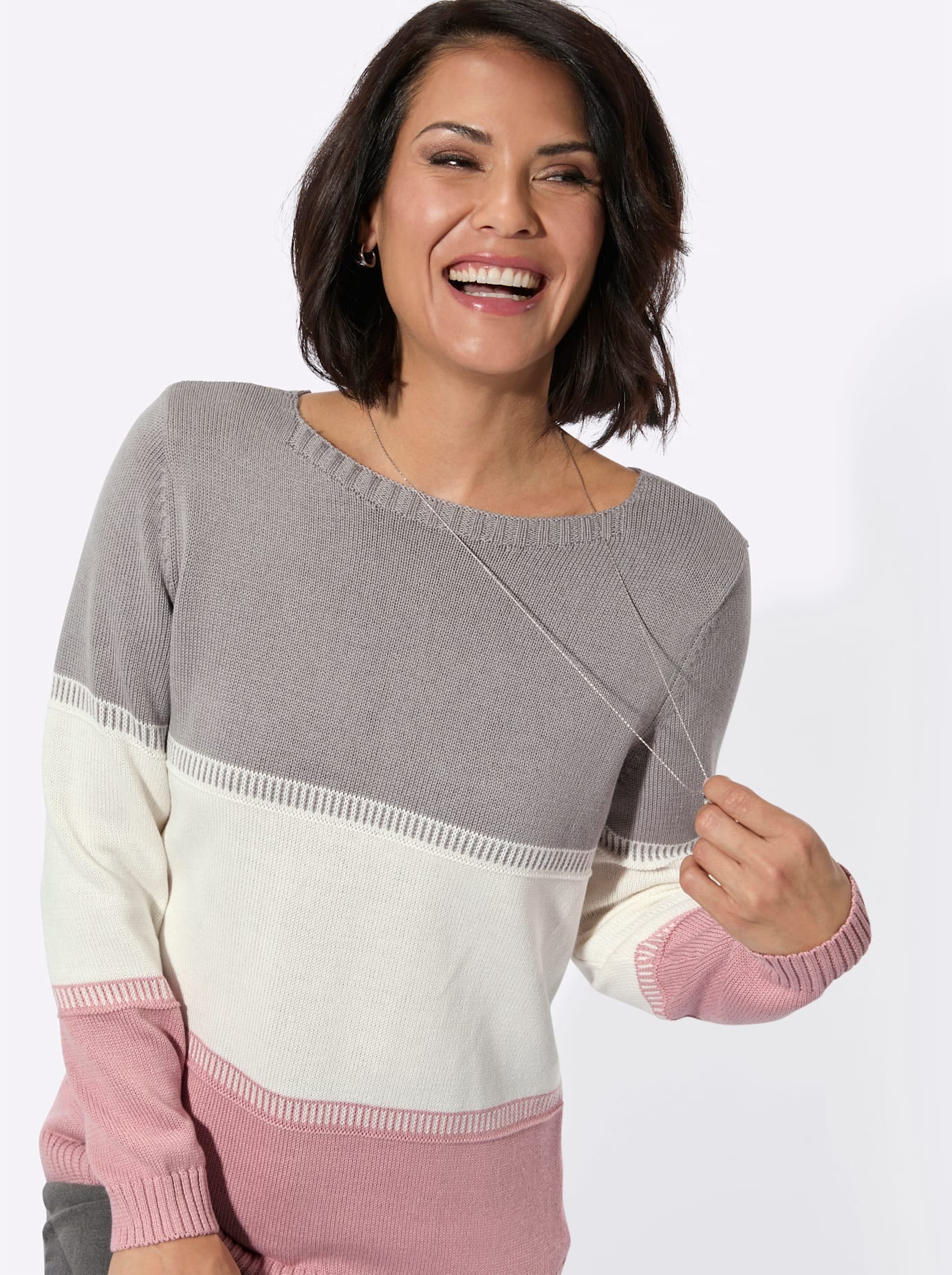 Casual Looks Strickpullover »Rundhals-Pullover«