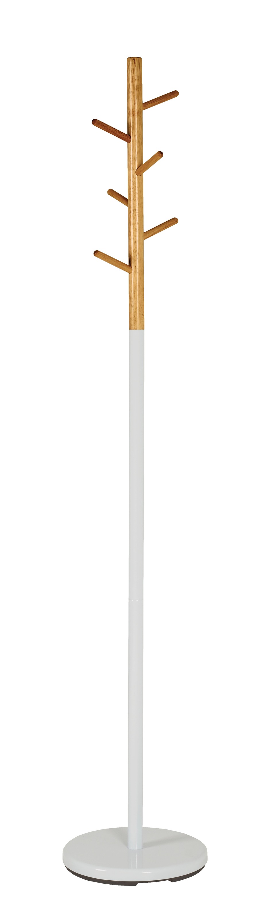 HAKU Garderobenständer "Kleiderständer, Standgarderobe" rund - aus Massivholz Braun - Ø/H 30/173 cm