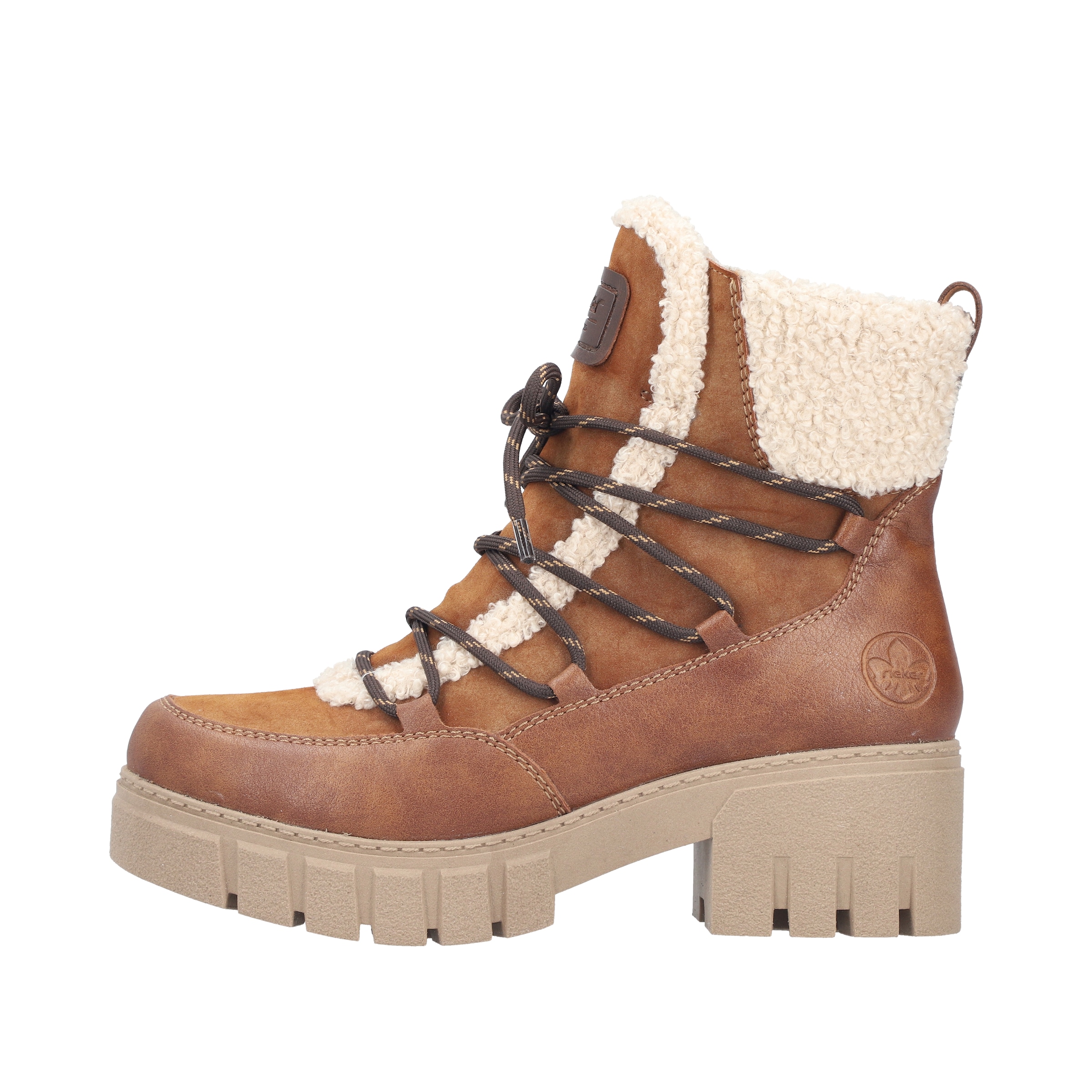 Rieker Winterboots  Schnürboots, Schnürstiefelette mit robuster Plateausohle