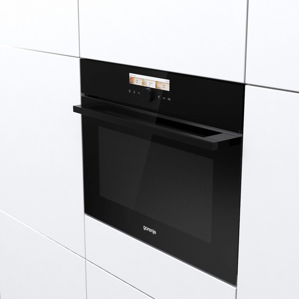 GORENJE Backofen mit Mikrowelle »BCM 598 S17BG«, BCM 598 S17BG, Aqua-Reinigungsfunktion