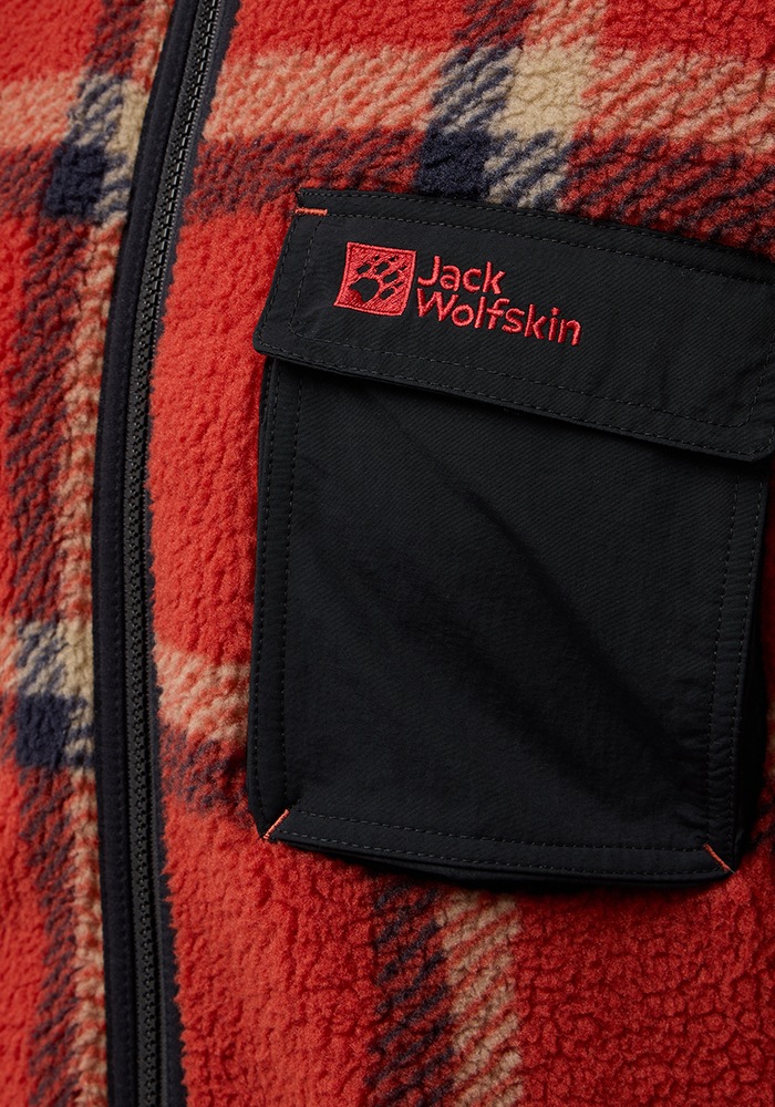 Thumbnail - Jack Wolfskin Fleecejacke "FELSLICHT CHECK JKT M"