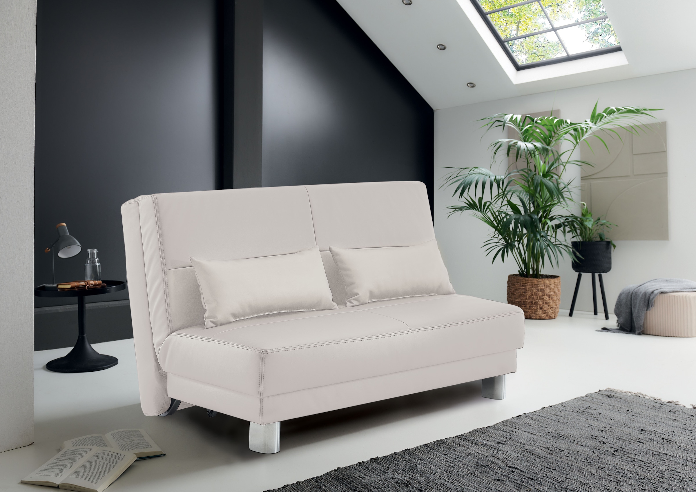 Home affaire Schlafsofa "Gina" mit einem Handgriff vom Sofa zum Bett günstig online kaufen