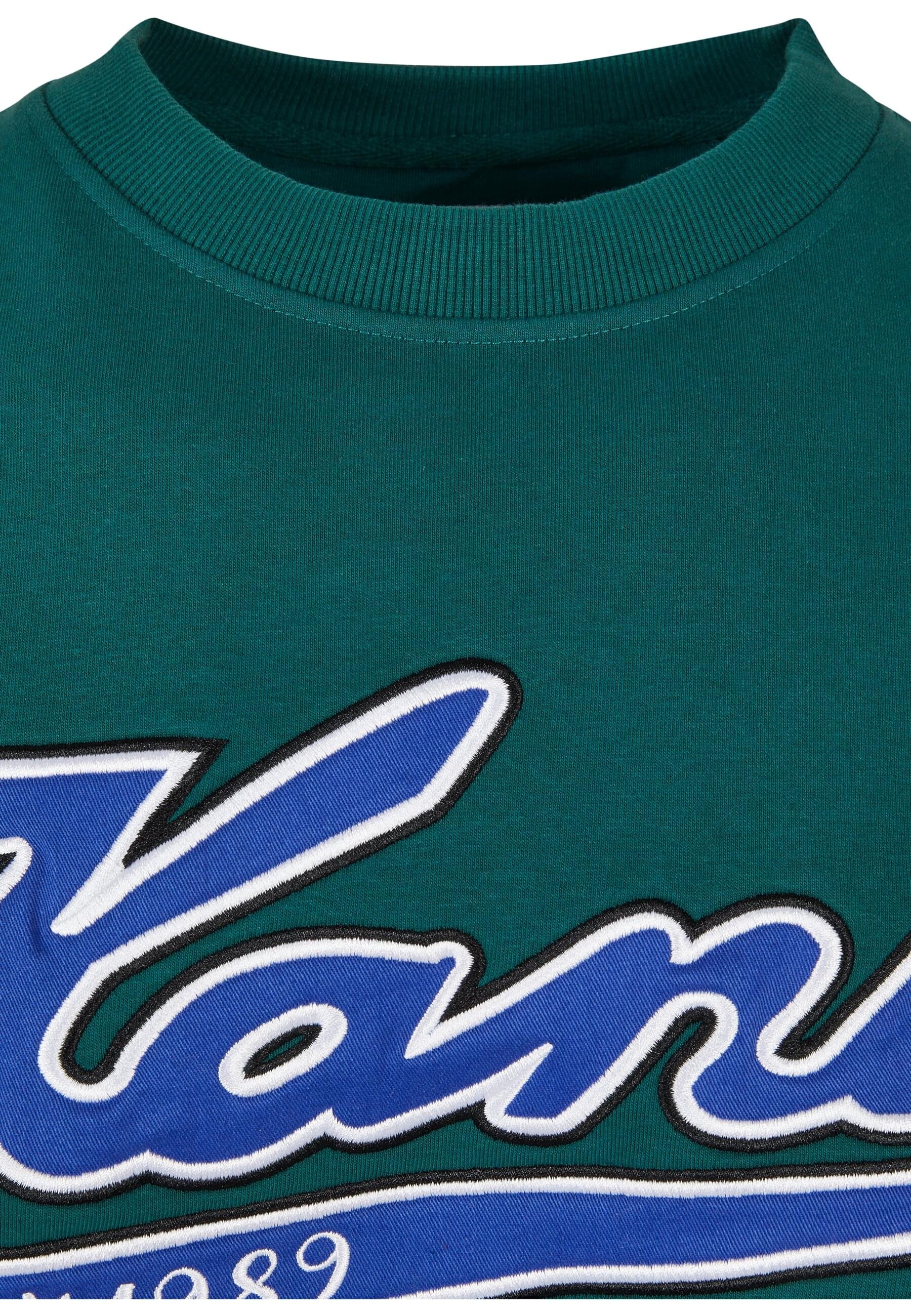 Karl Kani Rundhalspullover »Karl Kani Herren KU224-005-1 KK Varsity OS Crew dark green«, (1 tlg.)