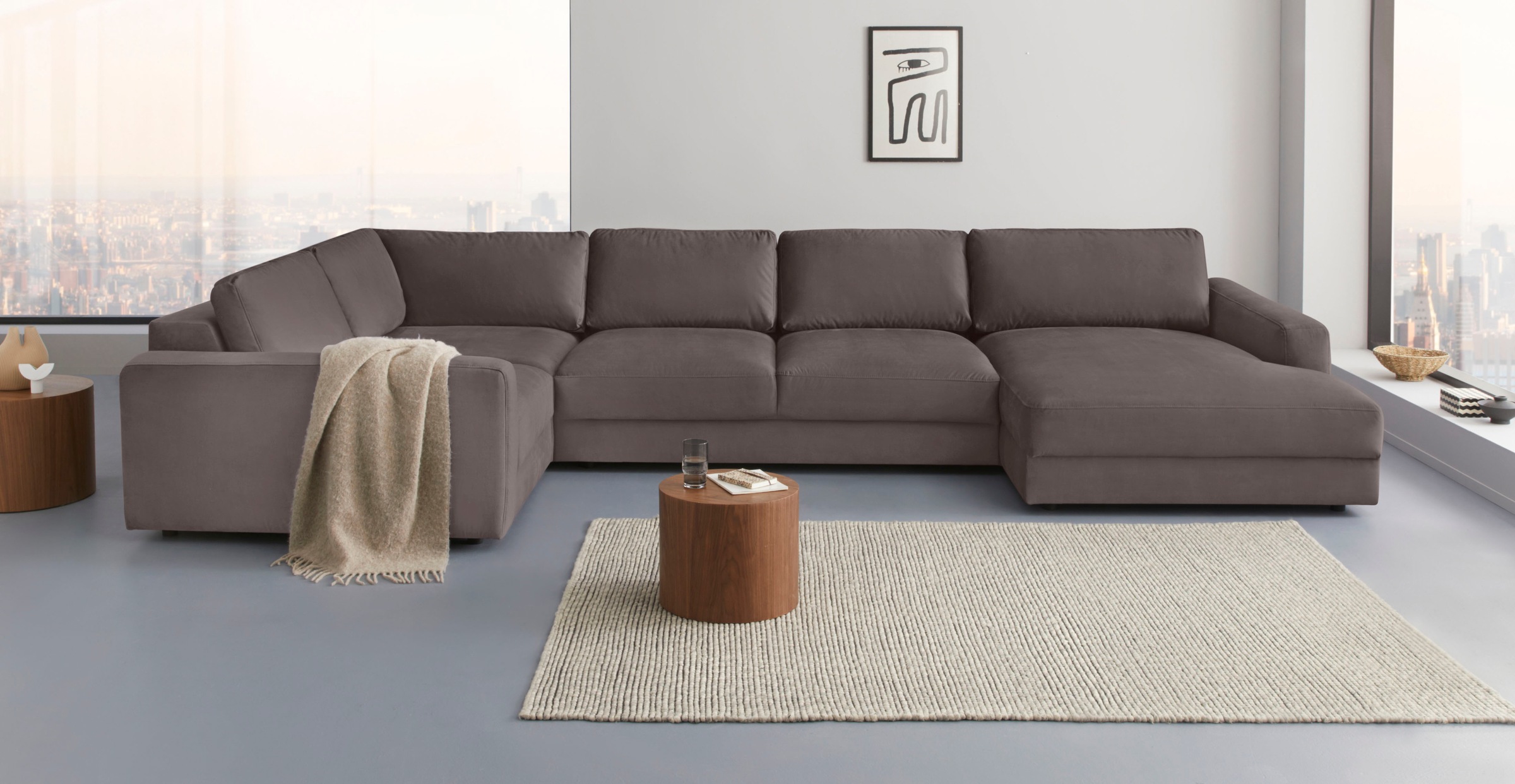 Places of Style Sofa-Mittelelement »Bloomfield«, passende Erweiterung zu den Garnituren "Bloomfield"