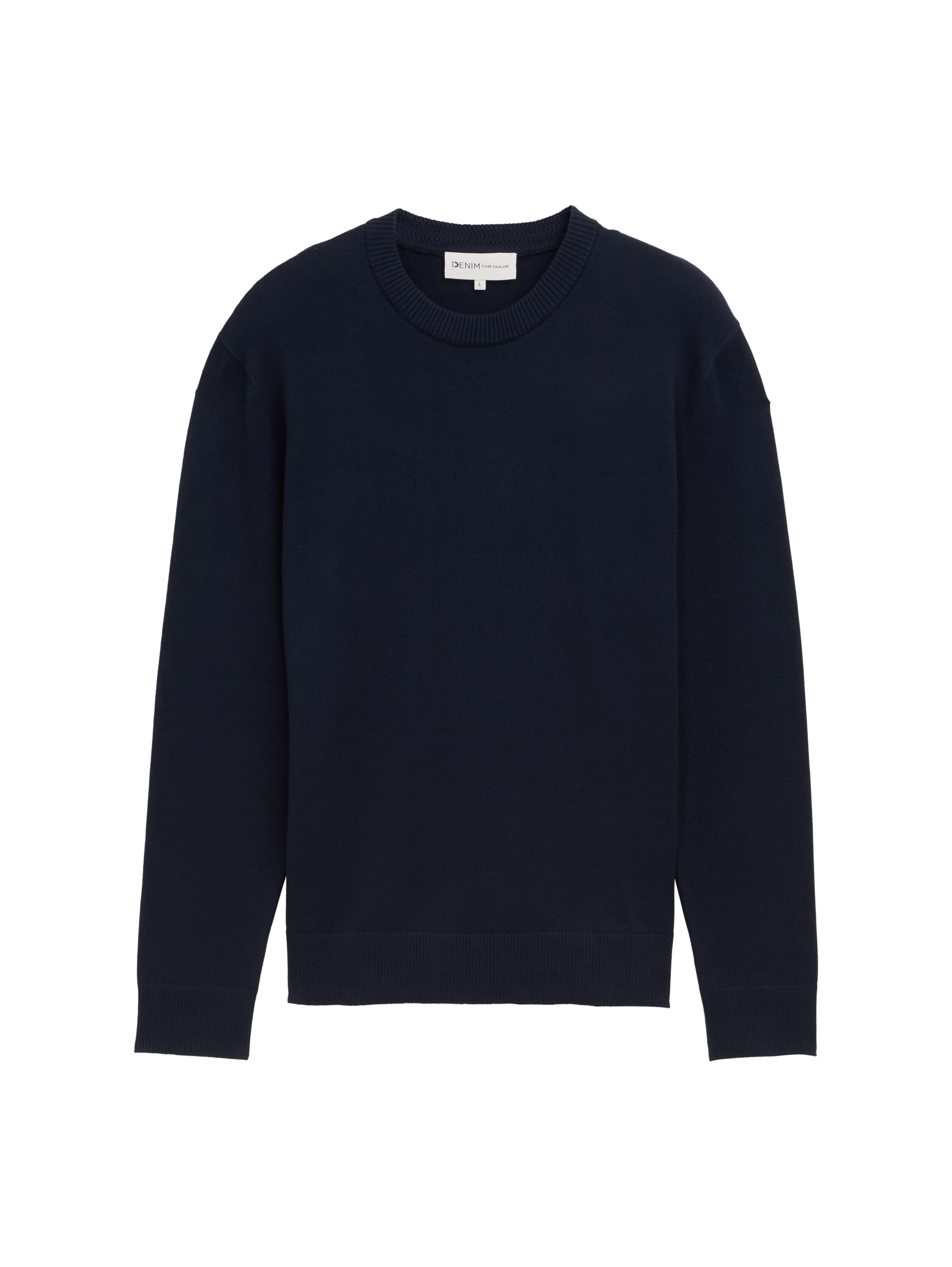 TOM TAILOR Denim Strickpullover, in melierter Optik