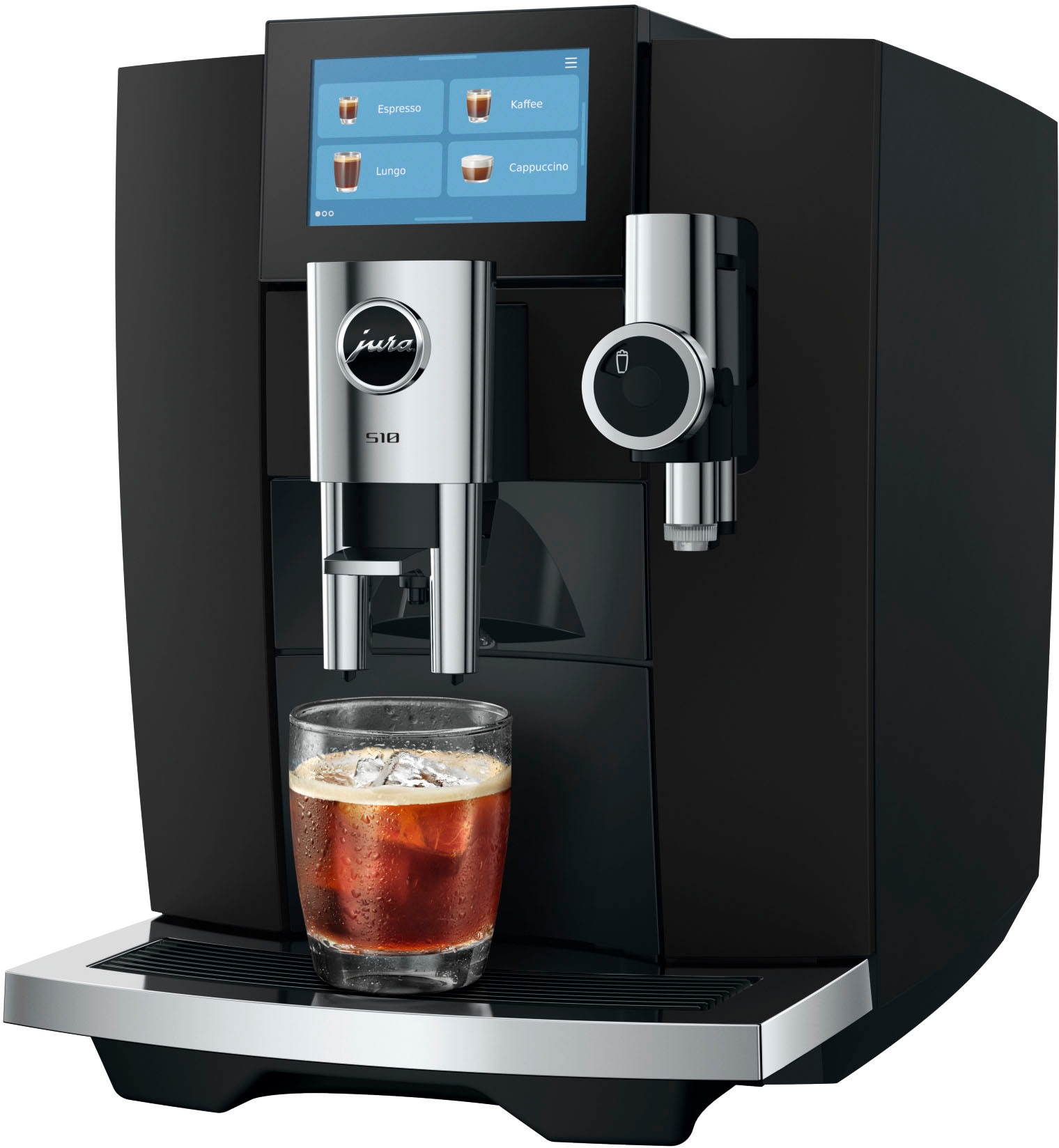 JURA Kaffeevollautomat »S10 Obsidian Black (EA)«