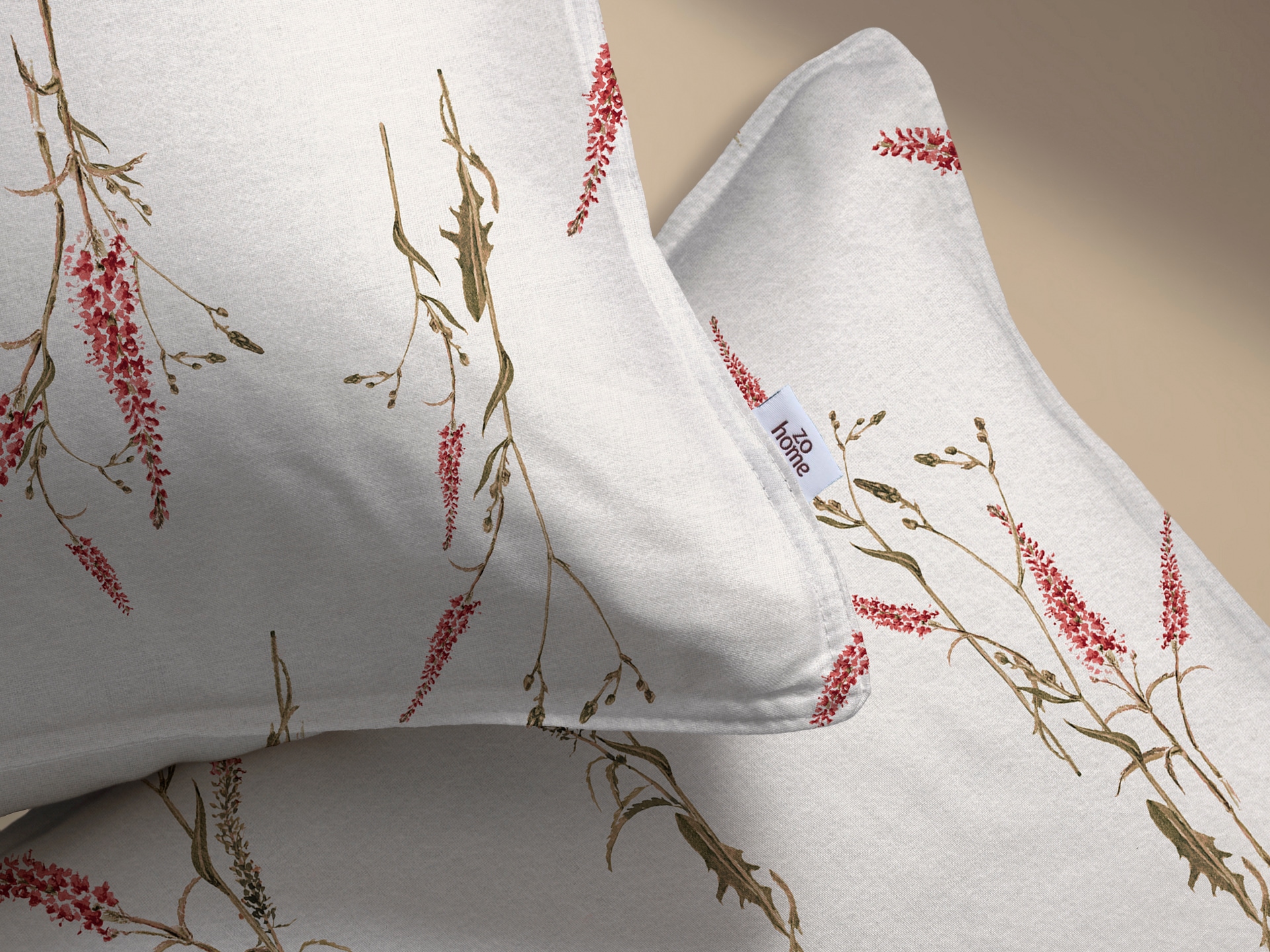 ZO HOME Bettwäsche »Zohome Bettwäsche Baumwolle Flanell Elodie« 2 Bettwäsche aus 100% Baumwolle, hochwertige Flanell, ab 135x200 cm.