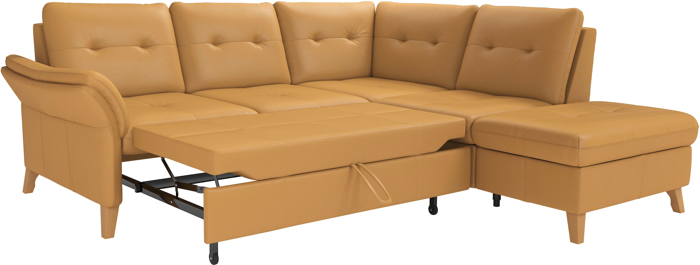 sit&more Ecksofa »Göteborg«, inkl. Sitztiefenverstellung, wahlweise mit Bettfunktion & Bettkasten