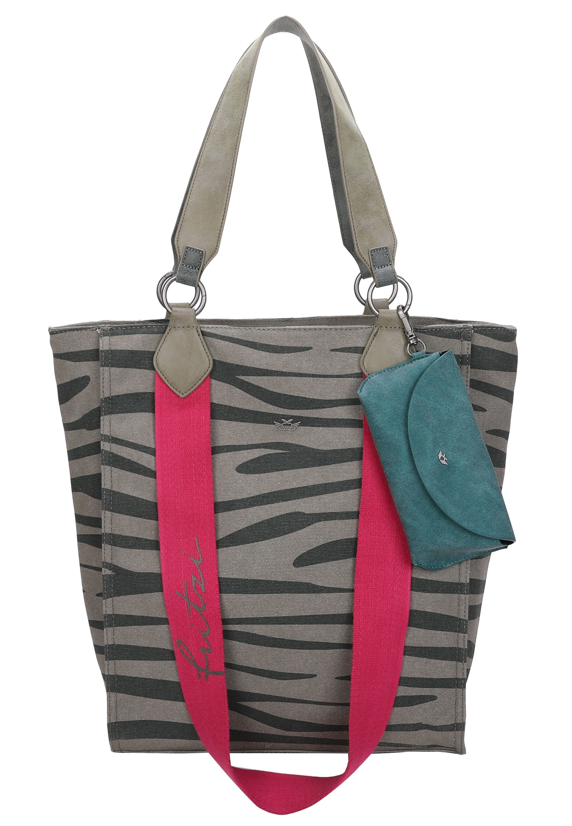 Fritzi aus Preußen Schultertasche »Izzy02« mit Zebra-Muster