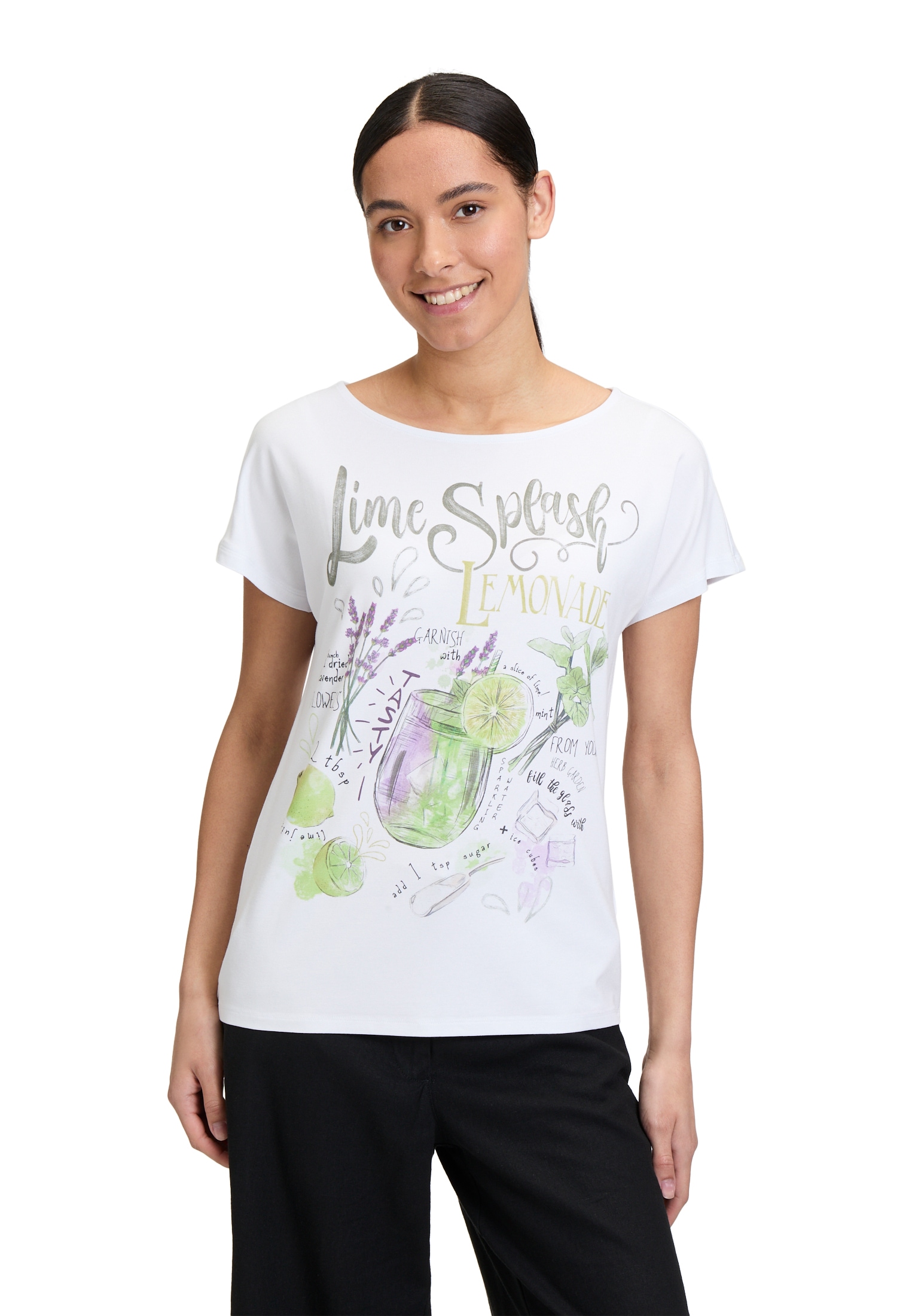 Betty Barclay Kurzarmshirt "Betty Barclay Damen Basic Shirt mit U-Boot-Auss günstig online kaufen