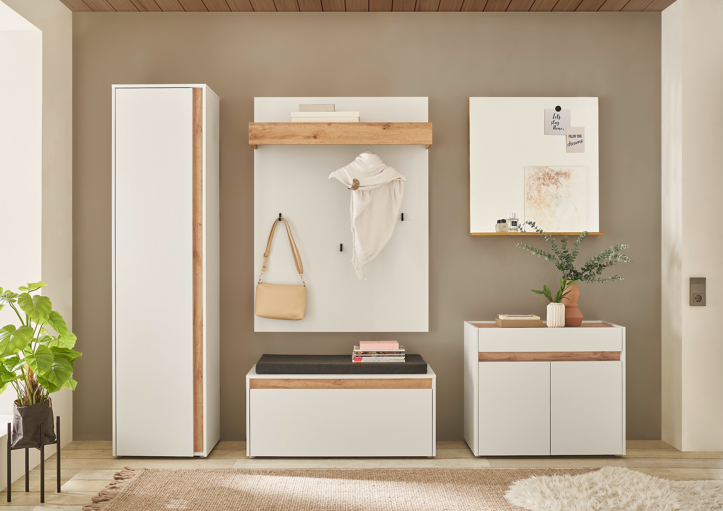 INOSIGN Garderoben-Set "GIRON/CiTY, moderne Garderobe, Komplettset mit viel günstig online kaufen