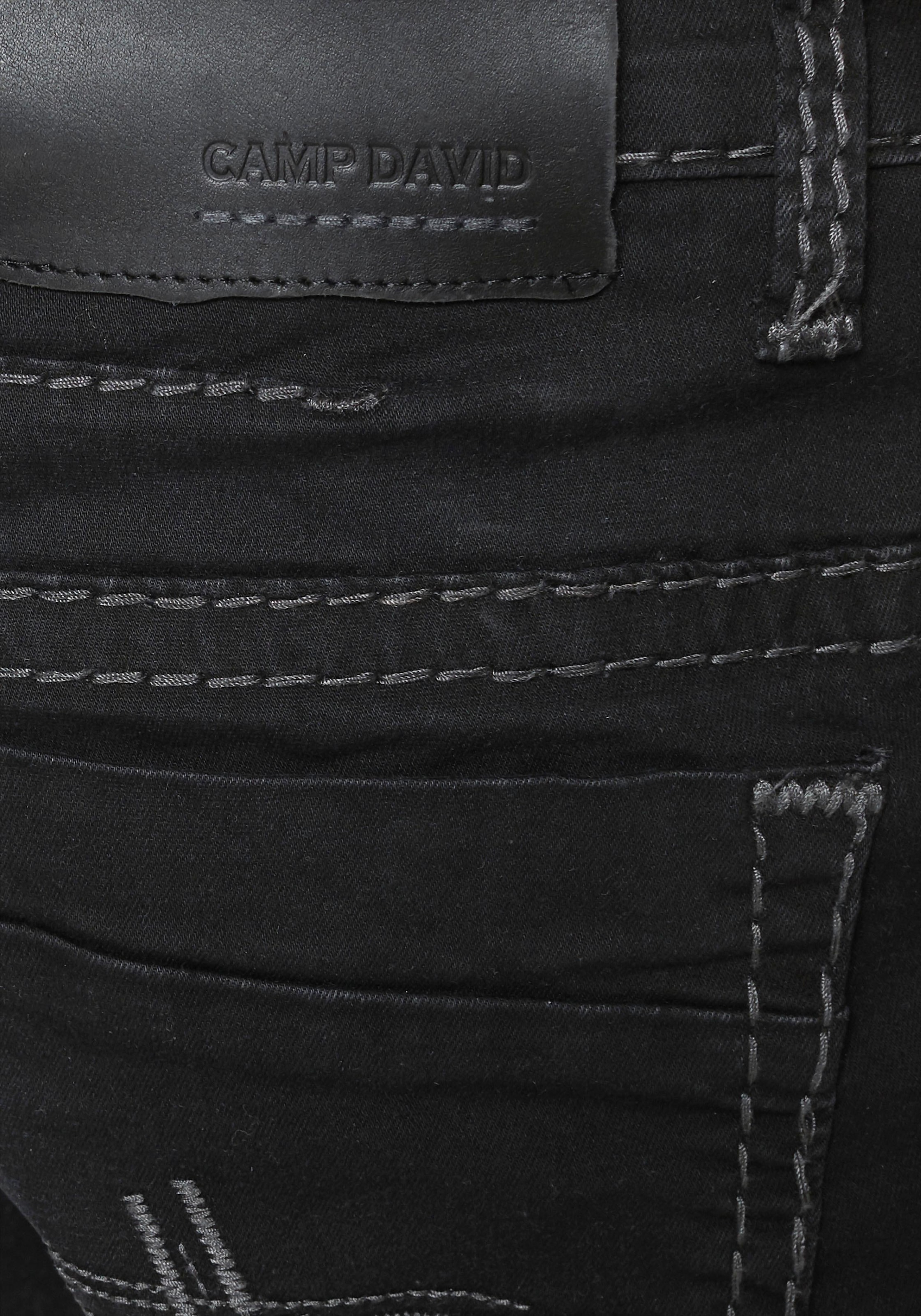 CAMP DAVID Loose-fit-Jeans »CO:NO«, mit markanten Nähten und Stretch