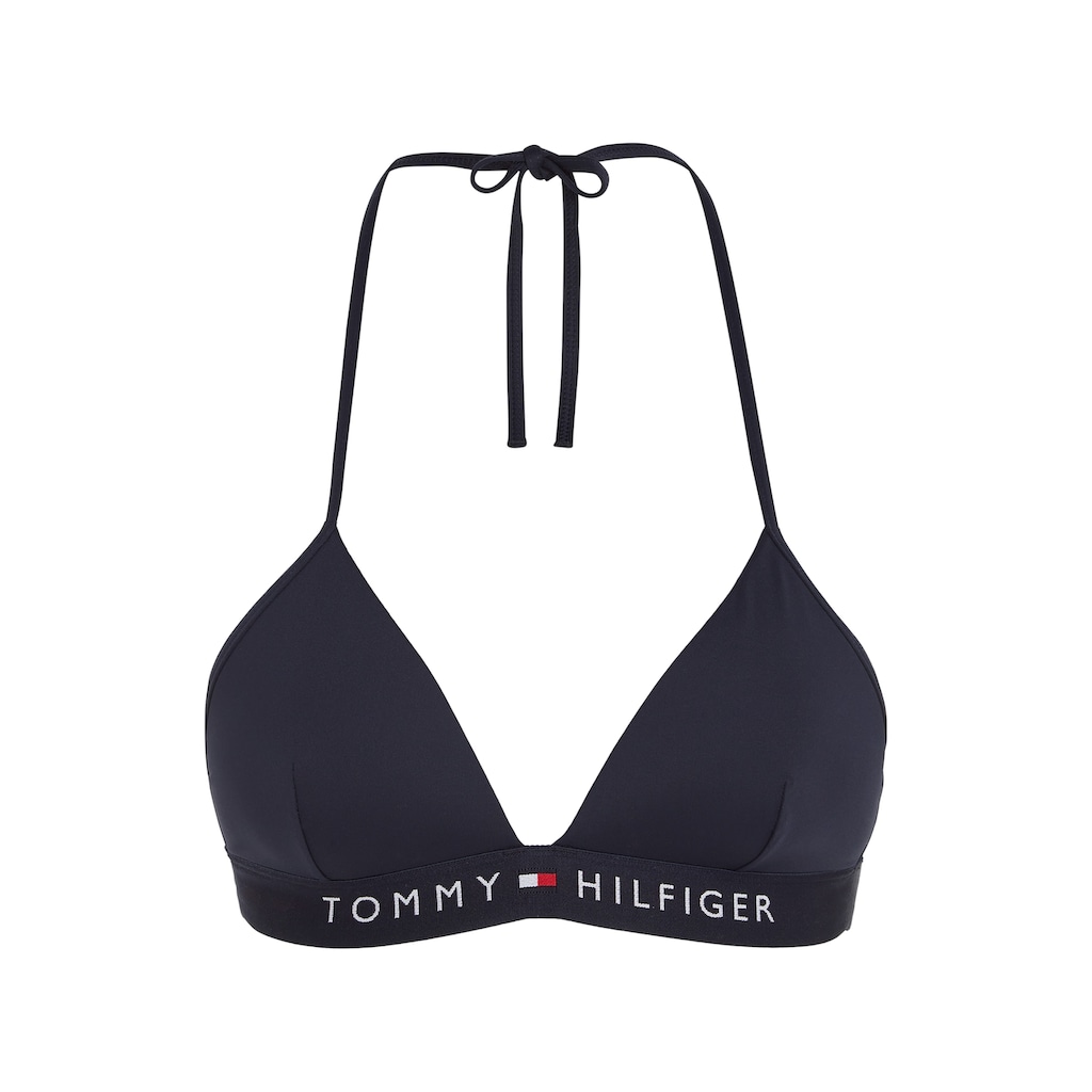 Tommy Hilfiger Swimwear Triangel-Bikini-Top »TH TRIANGLE FIXED FOAM«, mit Tommy Hilfiger-Branding