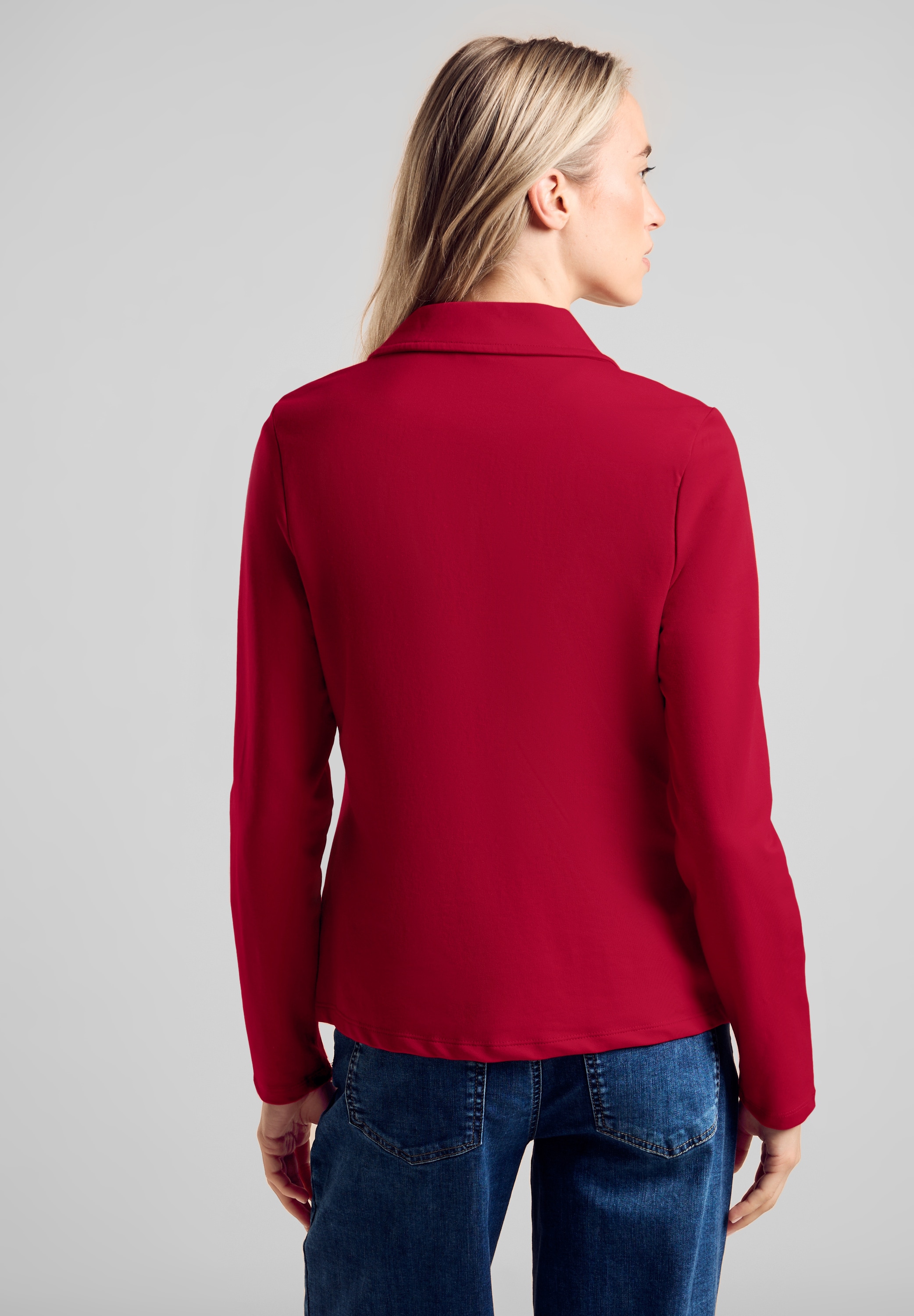 STREET ONE Sweatblazer, aus Baumwolle mit Stretchanteil