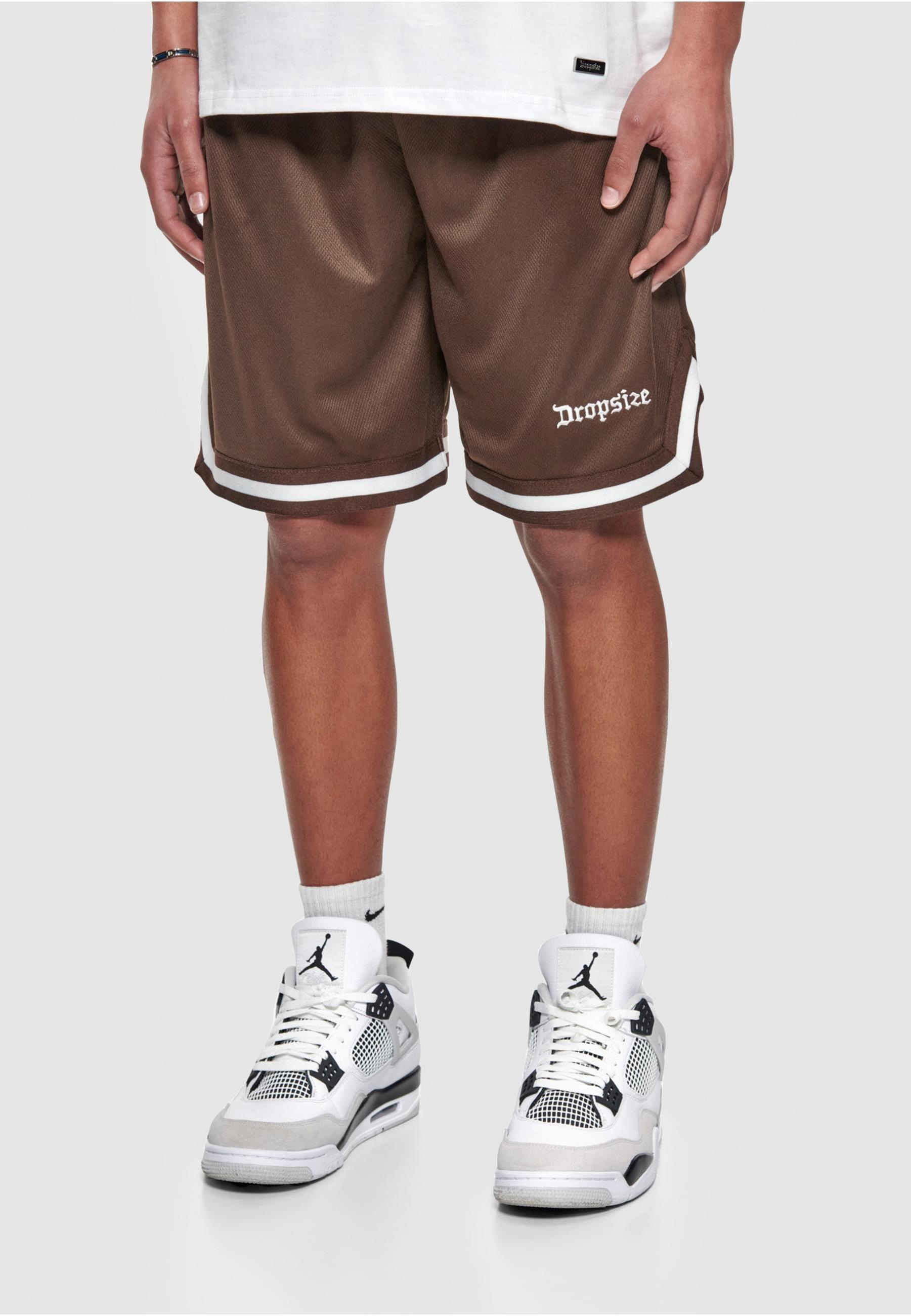 Dropsize Shorts »Dropsize Herren Dropsize Logo Mesh Shorts«, (1 tlg.)