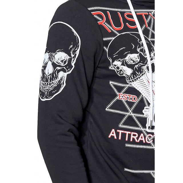 Rusty Neal Kapuzensweatshirt »Rusty Neal Sweater«, mit rockigem Print ▷  kaufen | BAUR